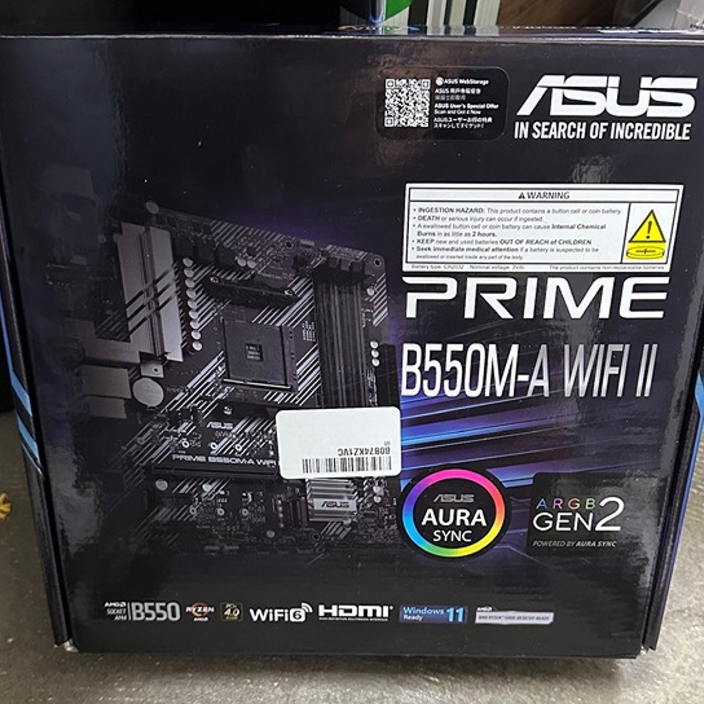 Asus Prime B550M-A WIFI 2 Motherboard