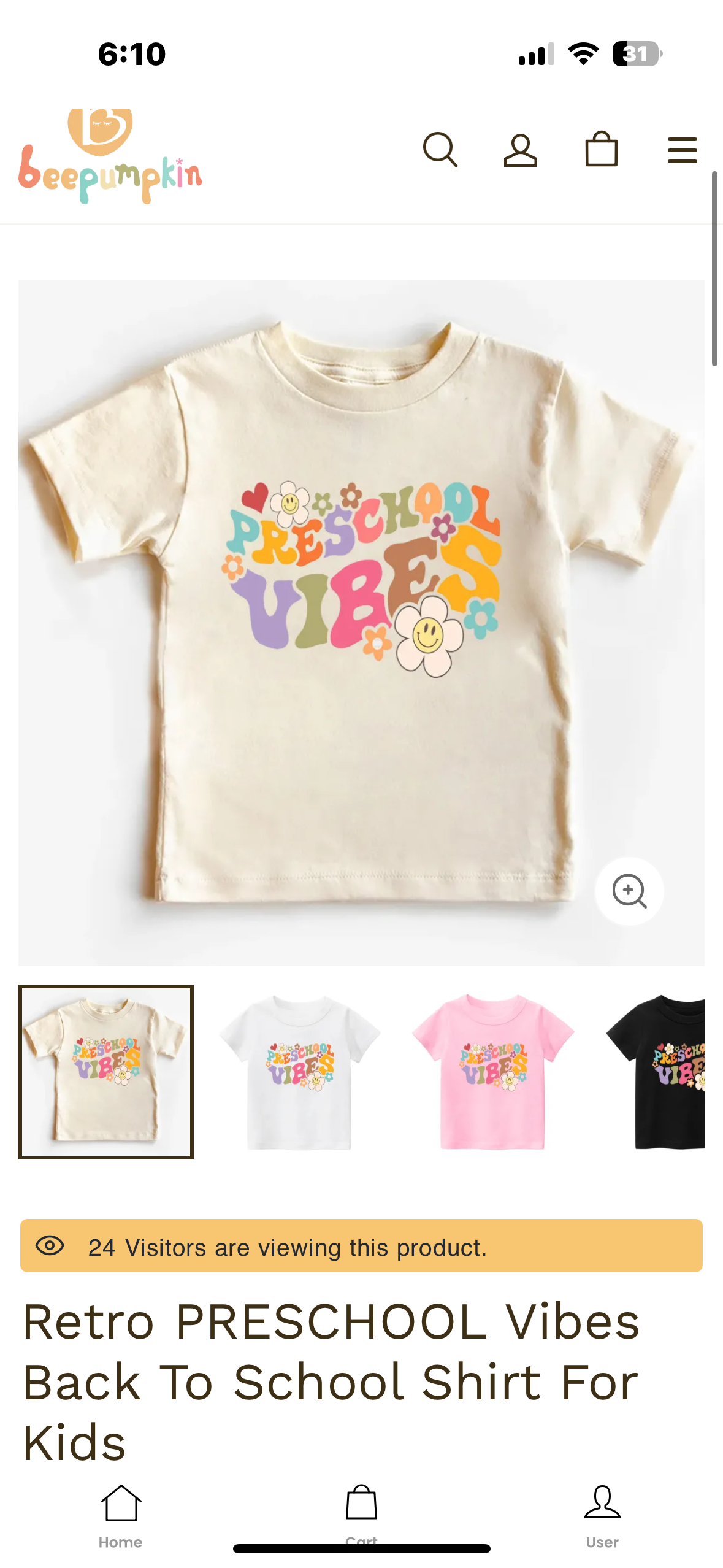 Retro PRESCHOOL Vibes Back To School Shirt For Kids (Size 3T)