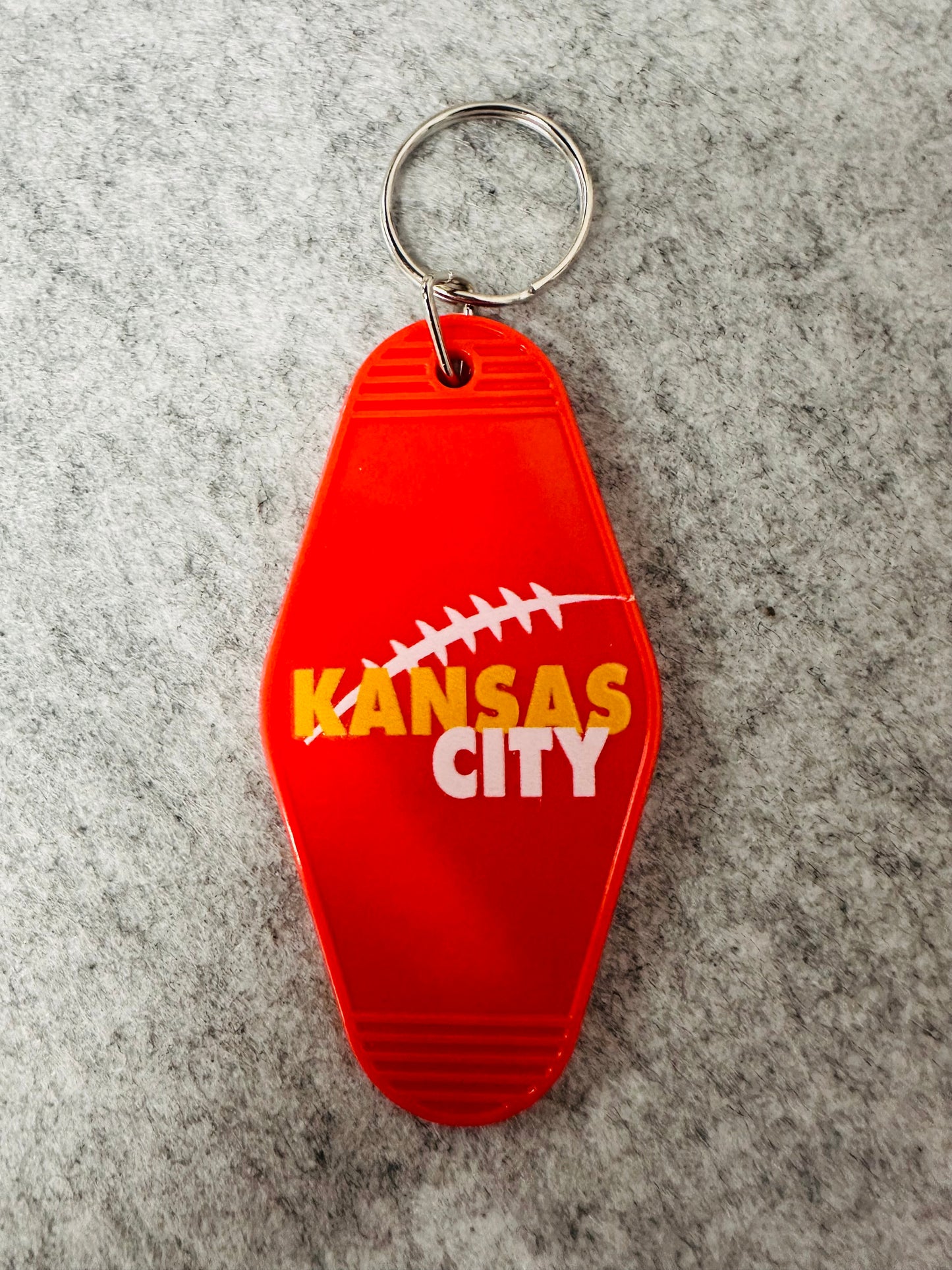 Hotel Keychain Kansas City Football Red