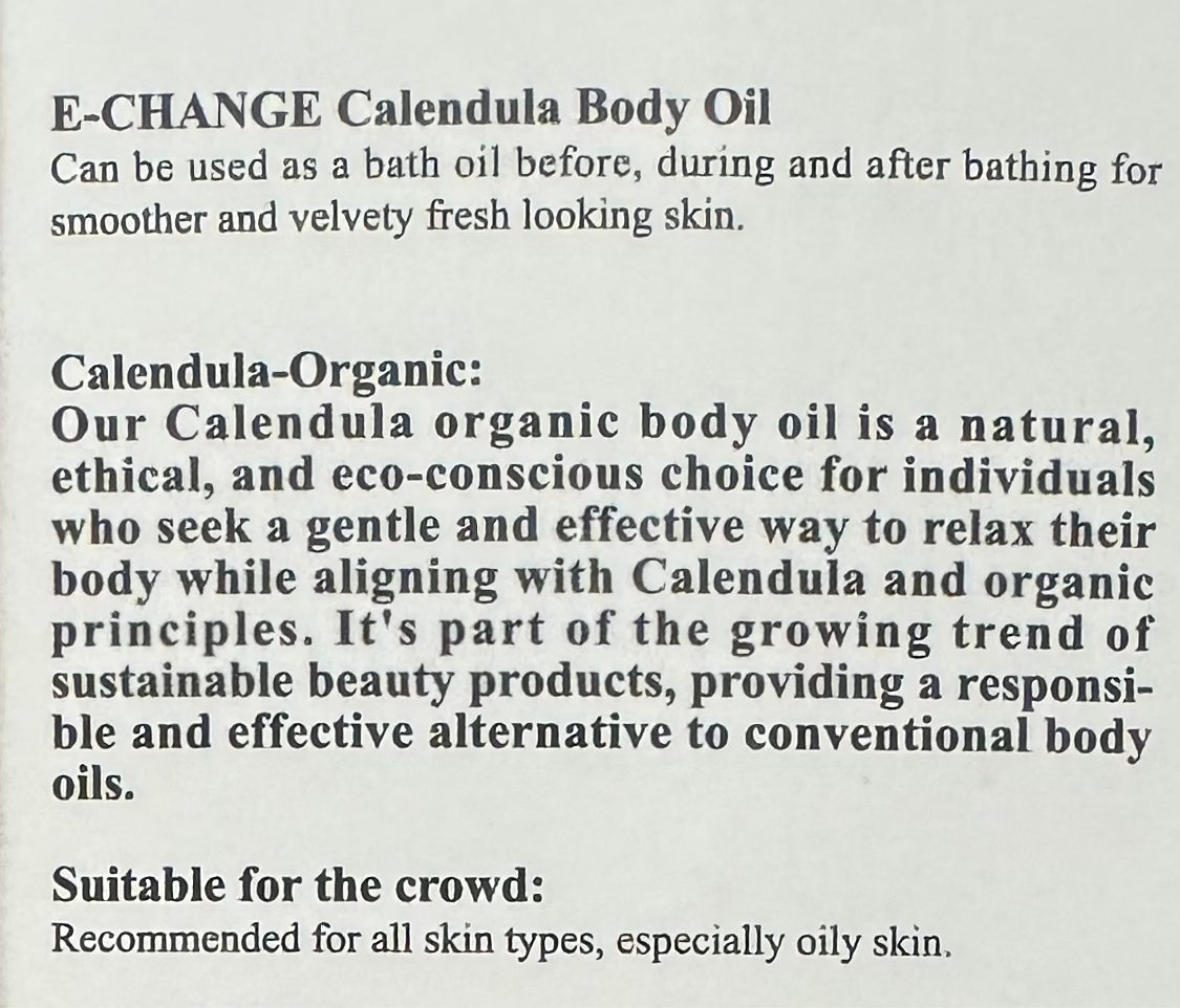 E-Change Body Oil