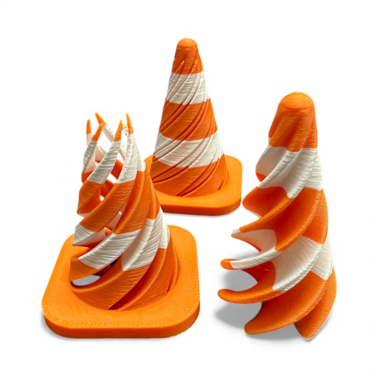 2-Pack Traffic Cone Passthrough Fidgets