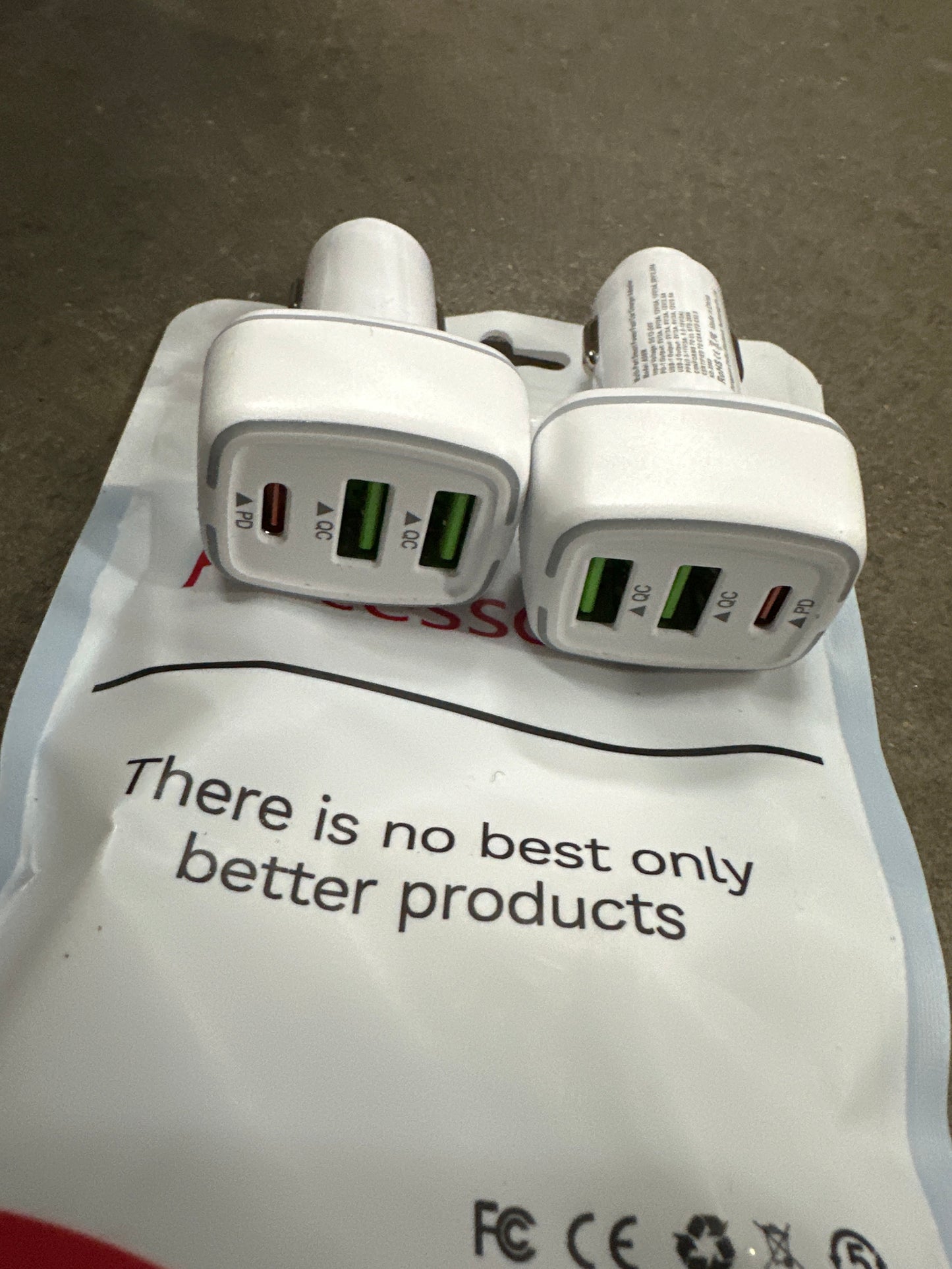 Triple-Port PD Car Charger