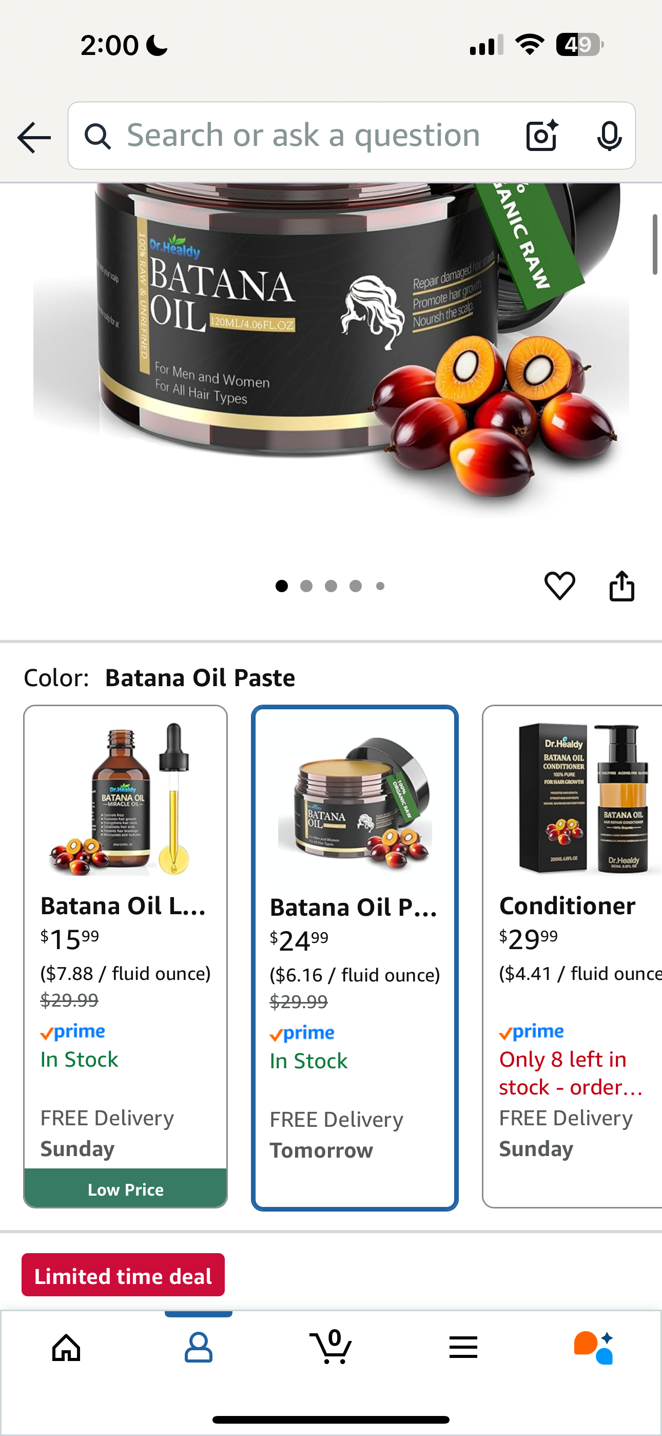 Batana Oil For Hair Growth 100% Raw