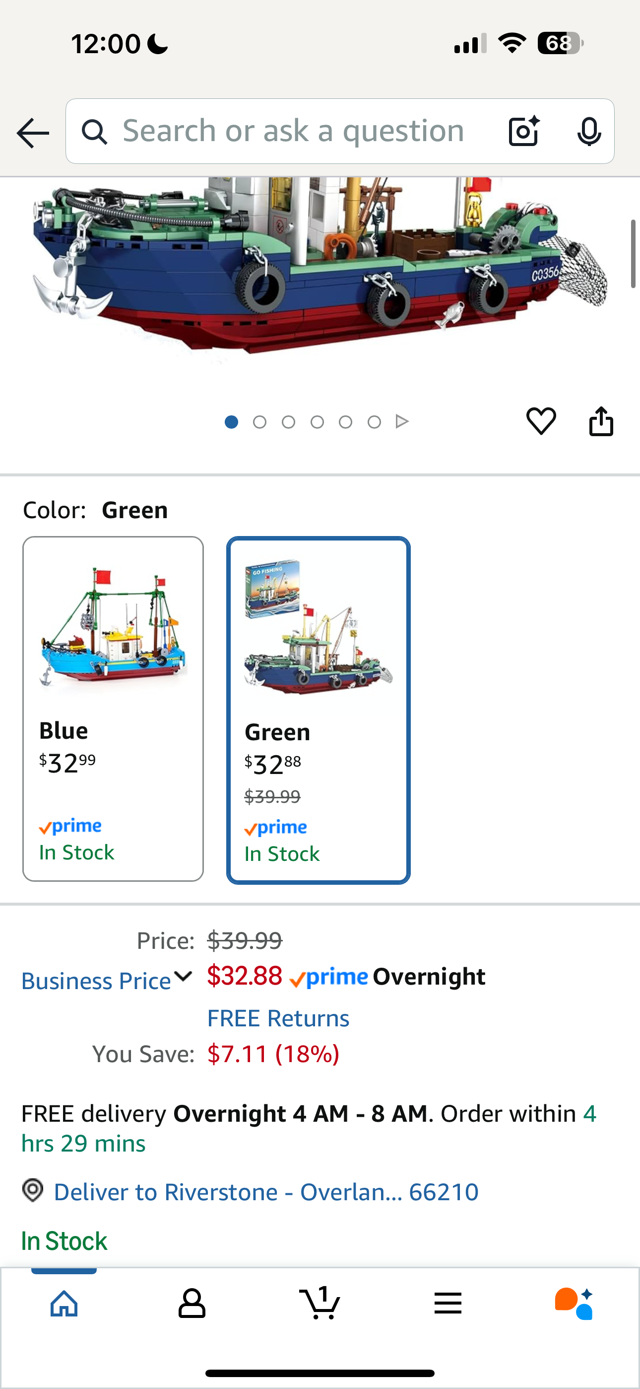 Fishing Boat Building Set