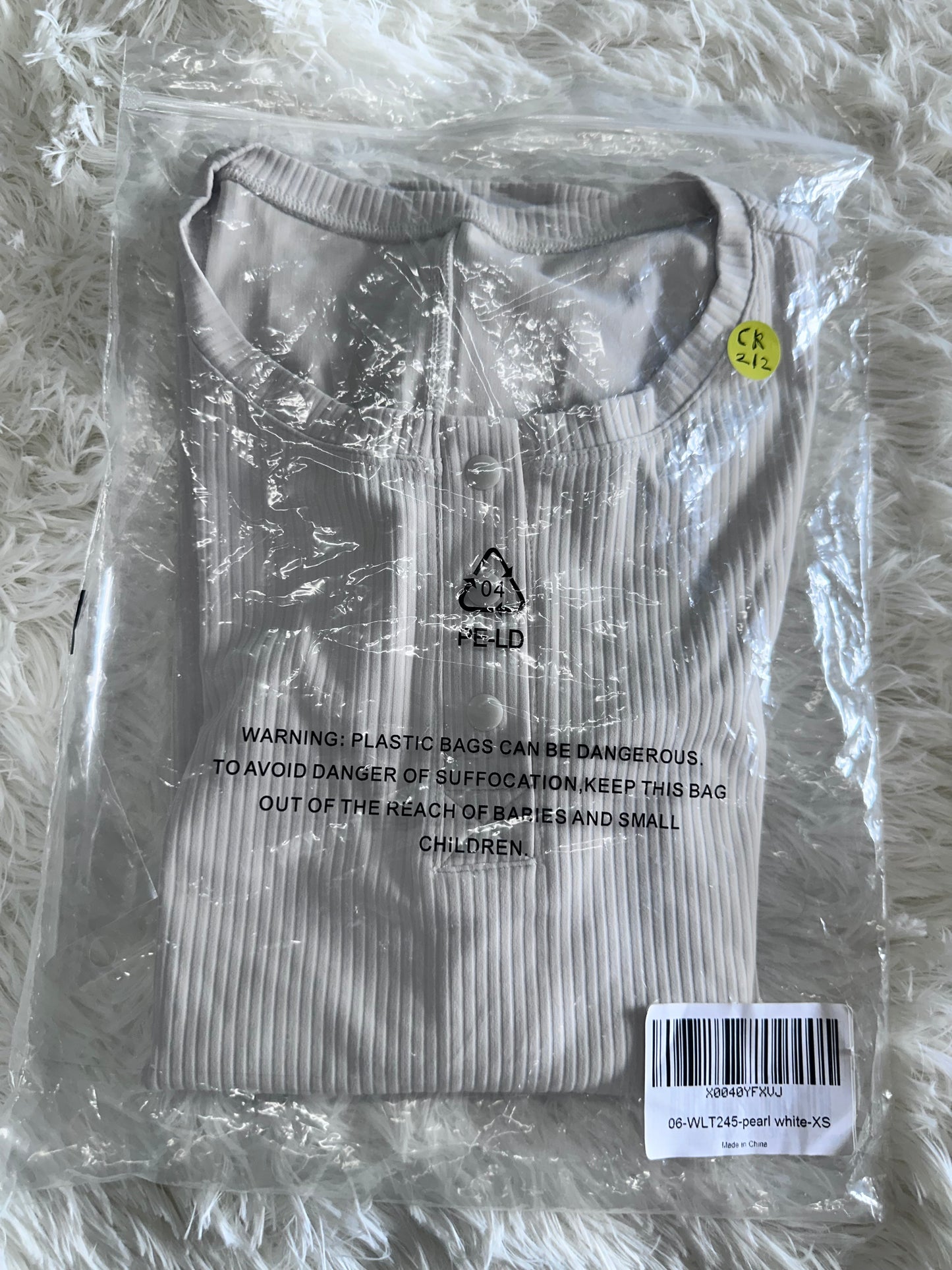 Long Sleeve T-Shirt, Women's Elegant Simple Button Top (Size X-Small)