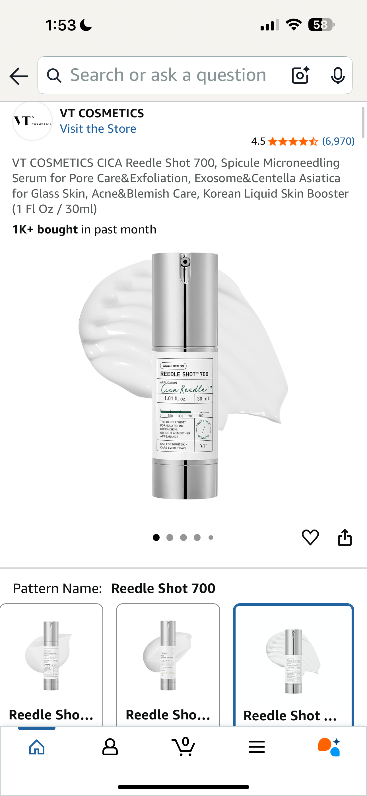 Microneedling Serum Reedle Shot 700