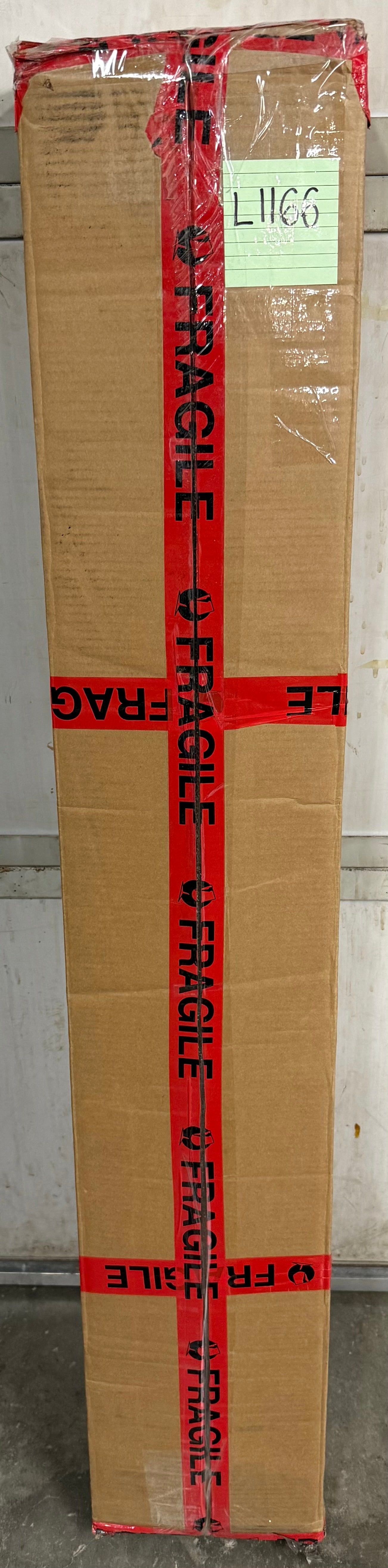 Homeforia 48 inch Walnut Floating Shelf, High End Solid Real Wood Large 48inch Floating Shelves for Wall, Dark Brown 48 inches Long Floating Shelves, Heavy Duty Bracket, 48 X 6.5 X 1.75 inch, Set of 2 (L1166)