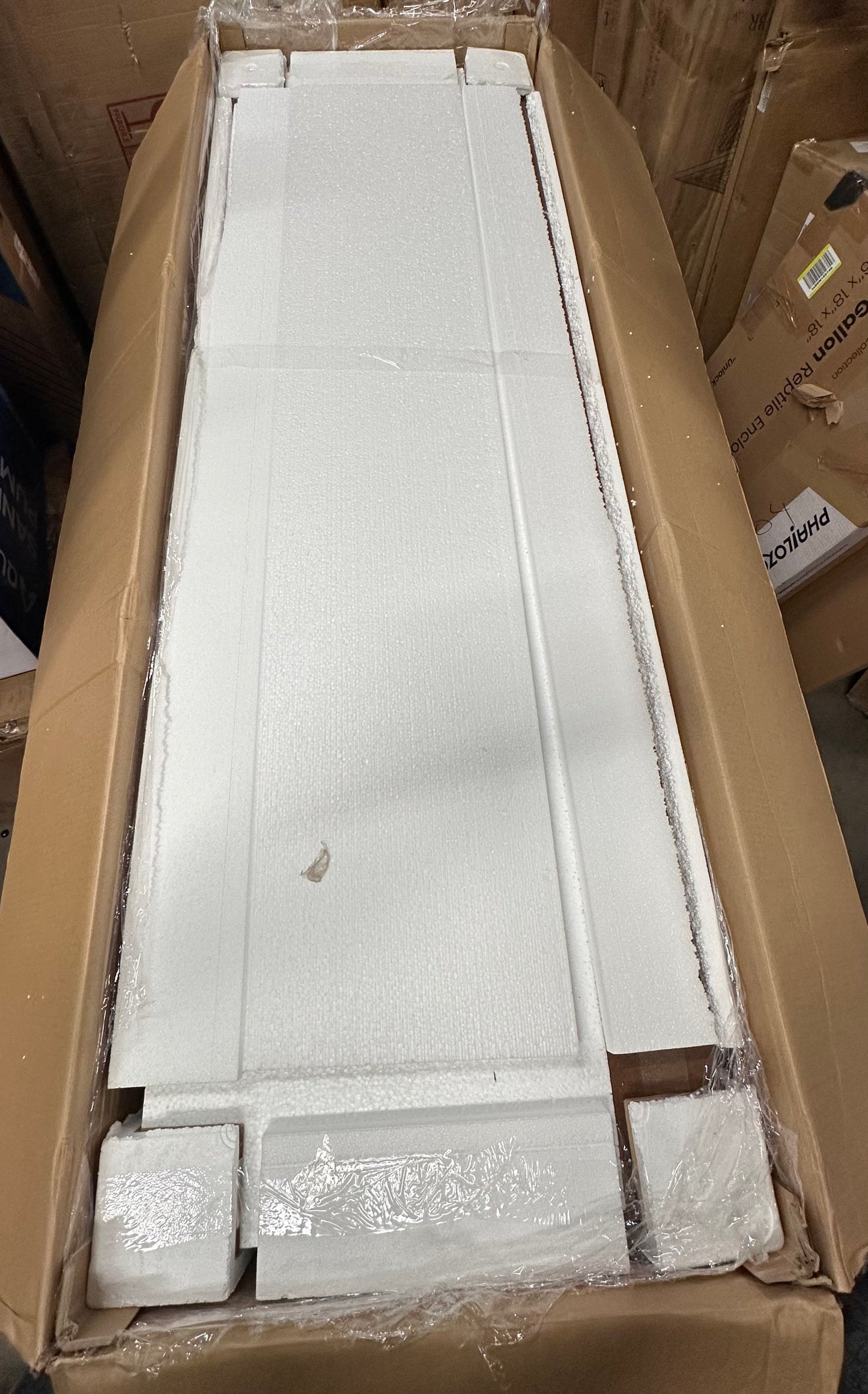 DeerValley 72" Bathroom Vanity with Double Sink, Pre-Assembled Modern Bathroom Cabinet Sink Combo with Backsplash, White (B1065)