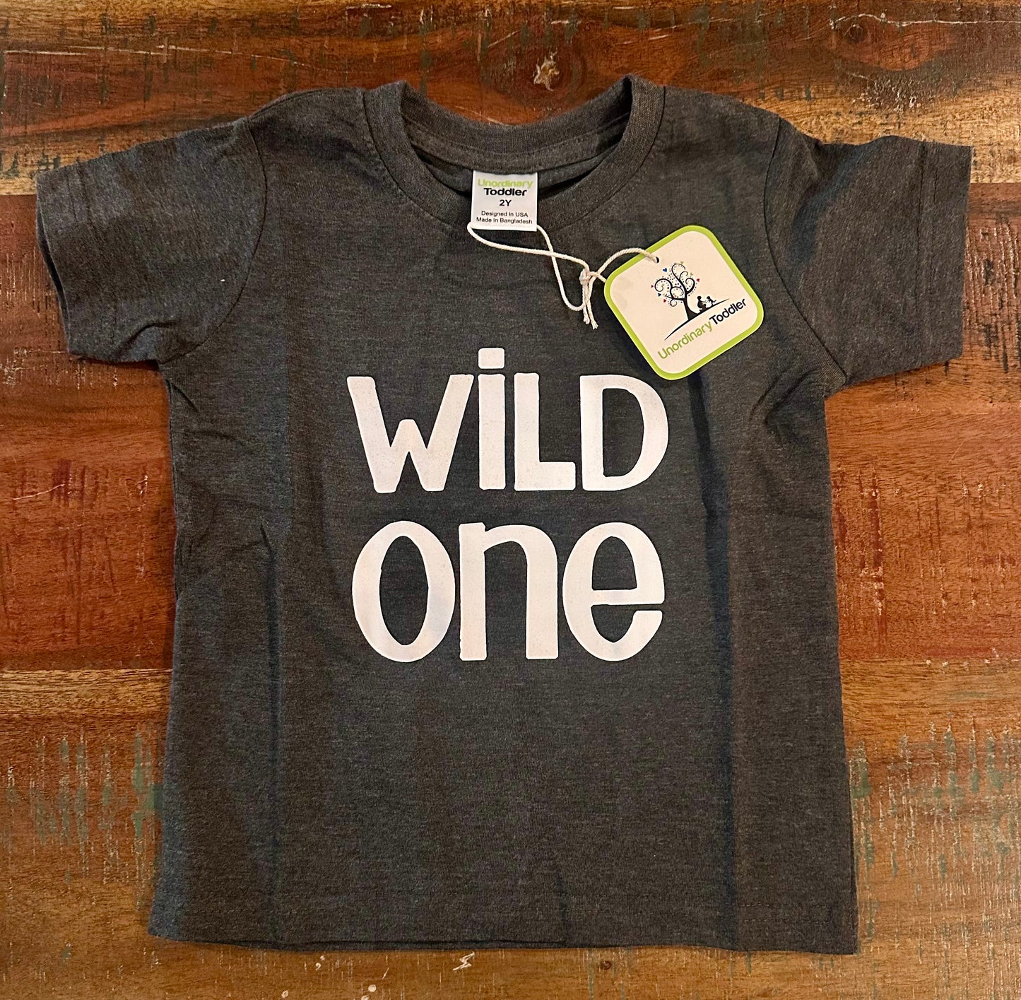 Wild One Short Sleeve Tee (Size 2T)