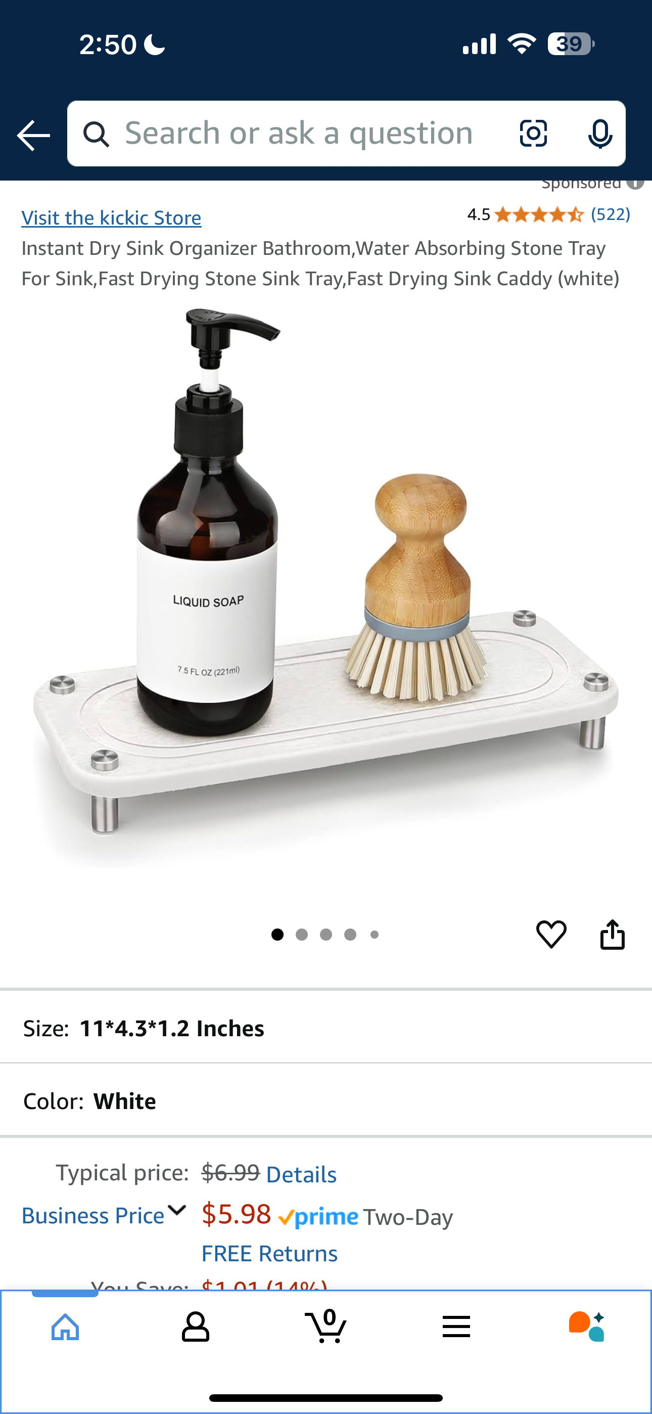 Reseller Pack - 8 Units Sink Organizer Shelf