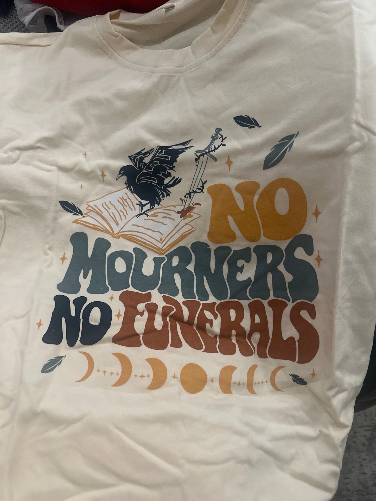 Retro No Mourners No Funerals Tee Size Small and XL