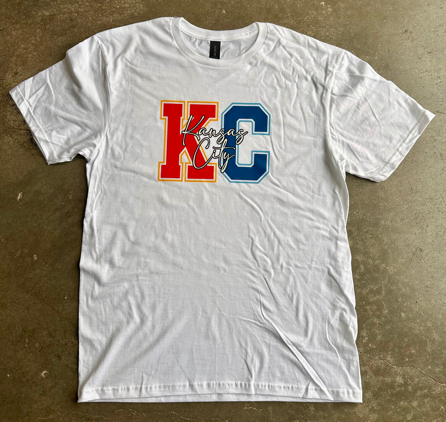 KC Baseball & Football - Kansas City Super Soft T-Shirt (White)