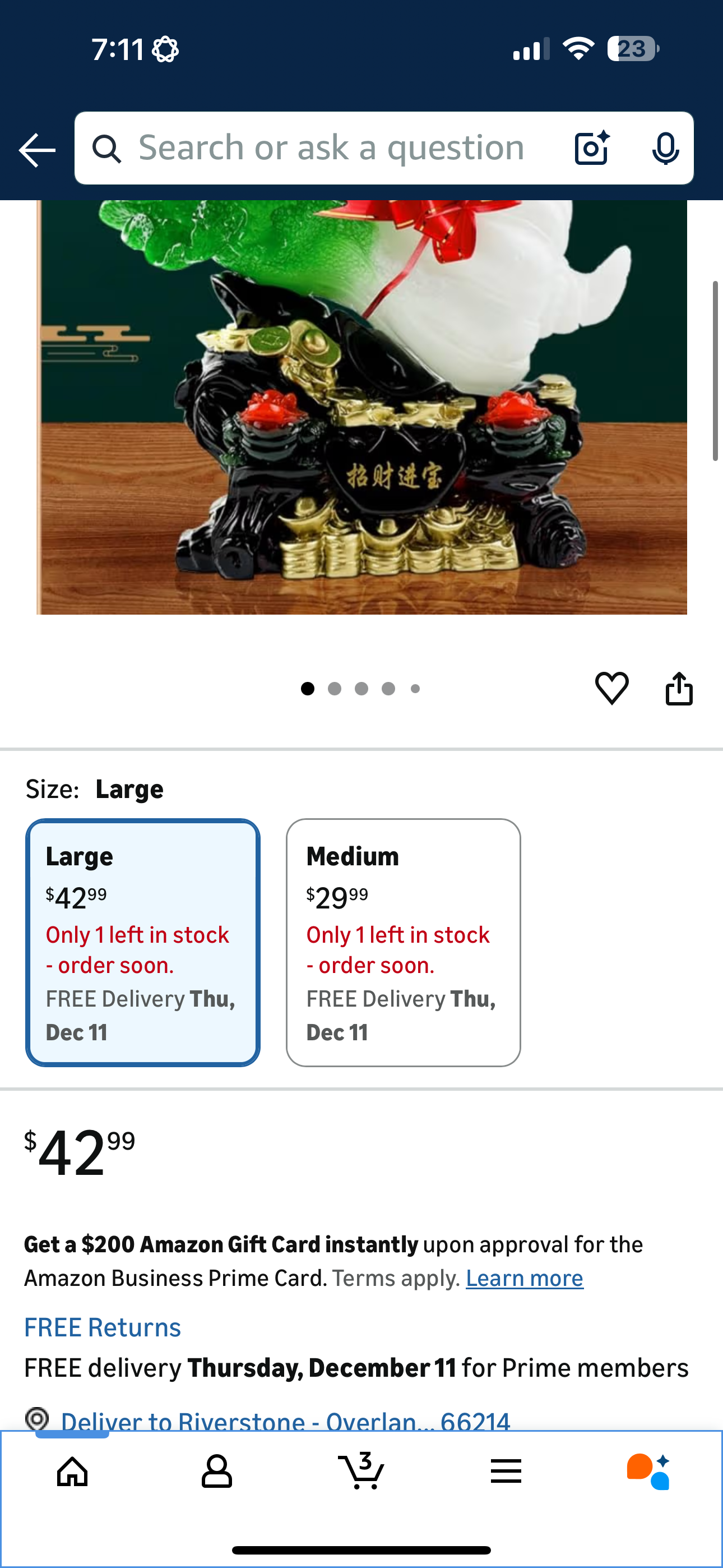 Lucky Cabbage Sculpture Wishful Cabbage Statue feng Shui Resin Jade Cabbage Bai CAI Collectible Sculptures Charm Gifts for Wealth Luck Office Living Room (Large)