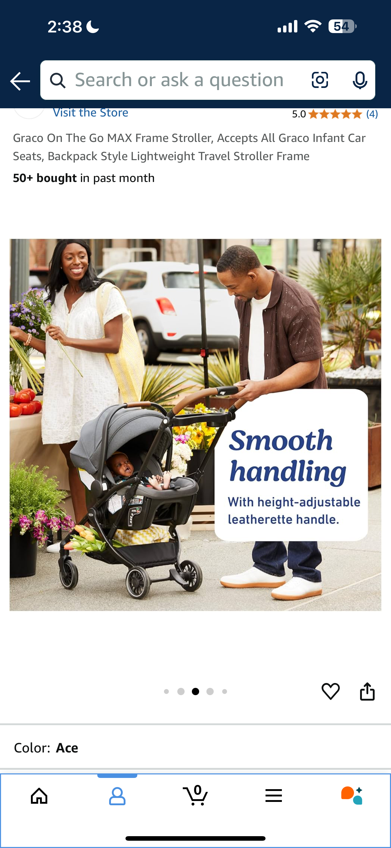 Graco On The Go Max Frame Stroller