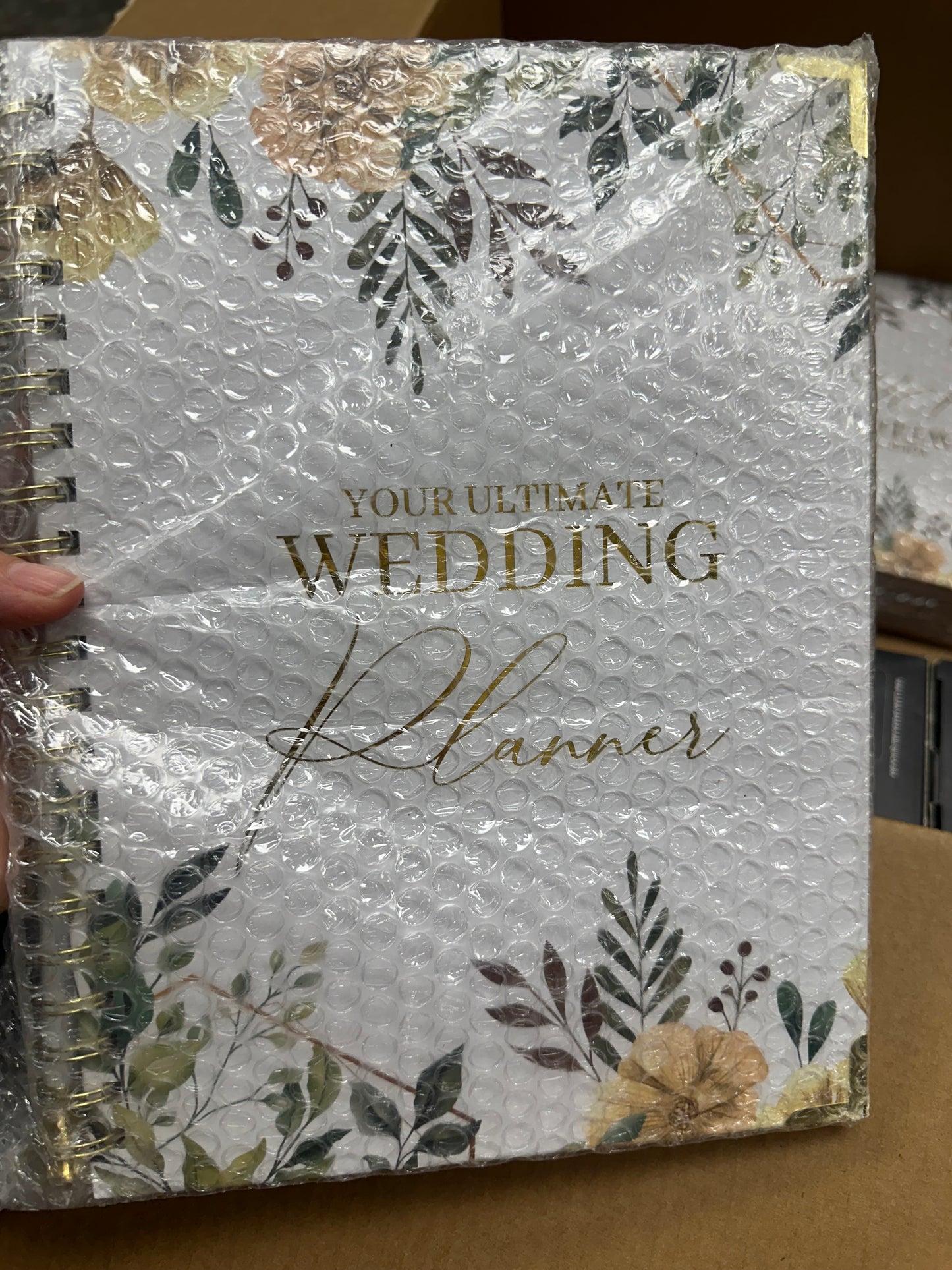 Your Perfect Day Wedding Planner Book and Organizer - Wedding Planner Book - Bridal Planning Binder with Countdown Calendar - Bride Gifts - (FLORAL