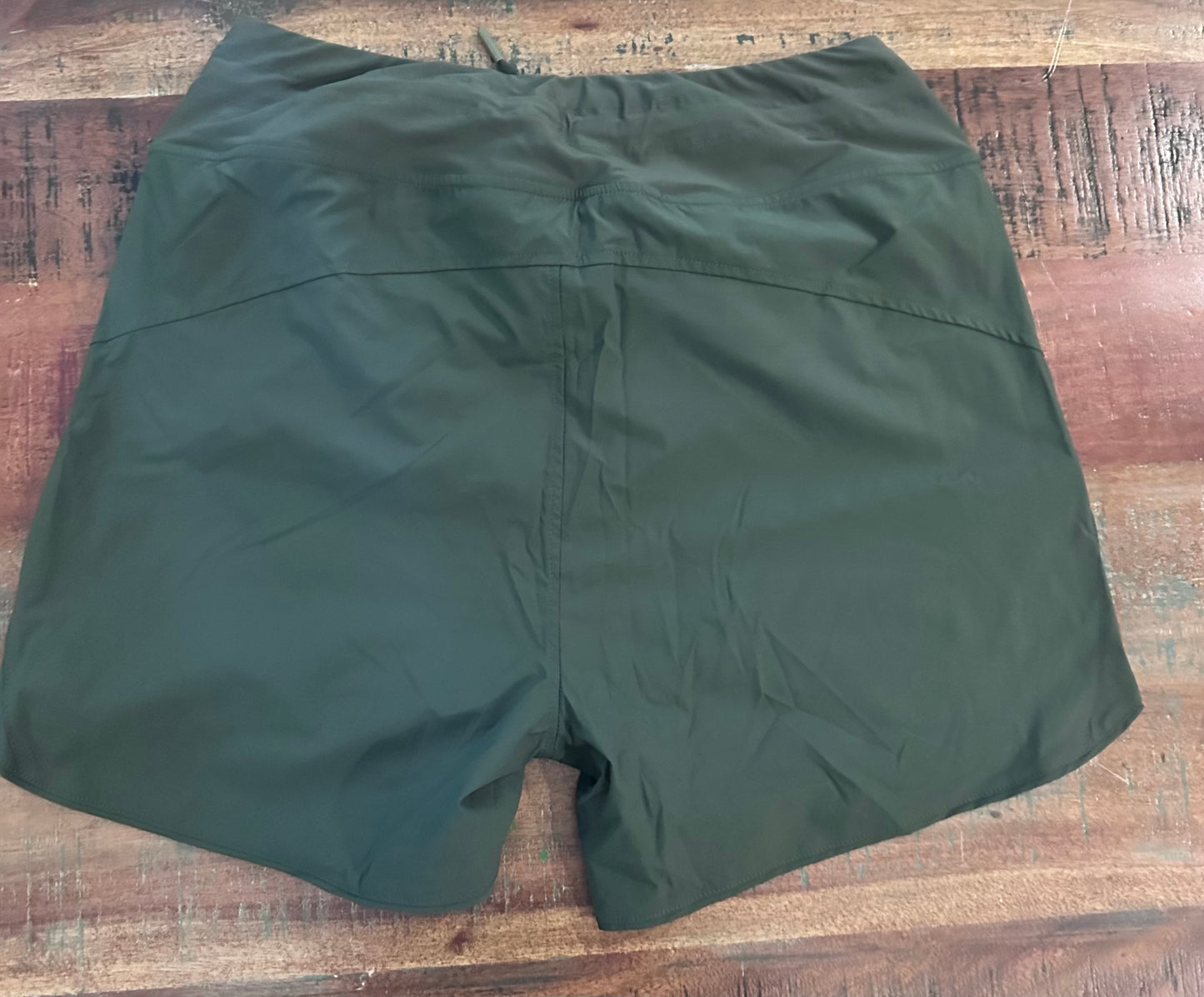 Women's Long Swim Board Shorts, High Waisted Quick Dry Beach Swimming Shorts with Liner Pockets (Size M)