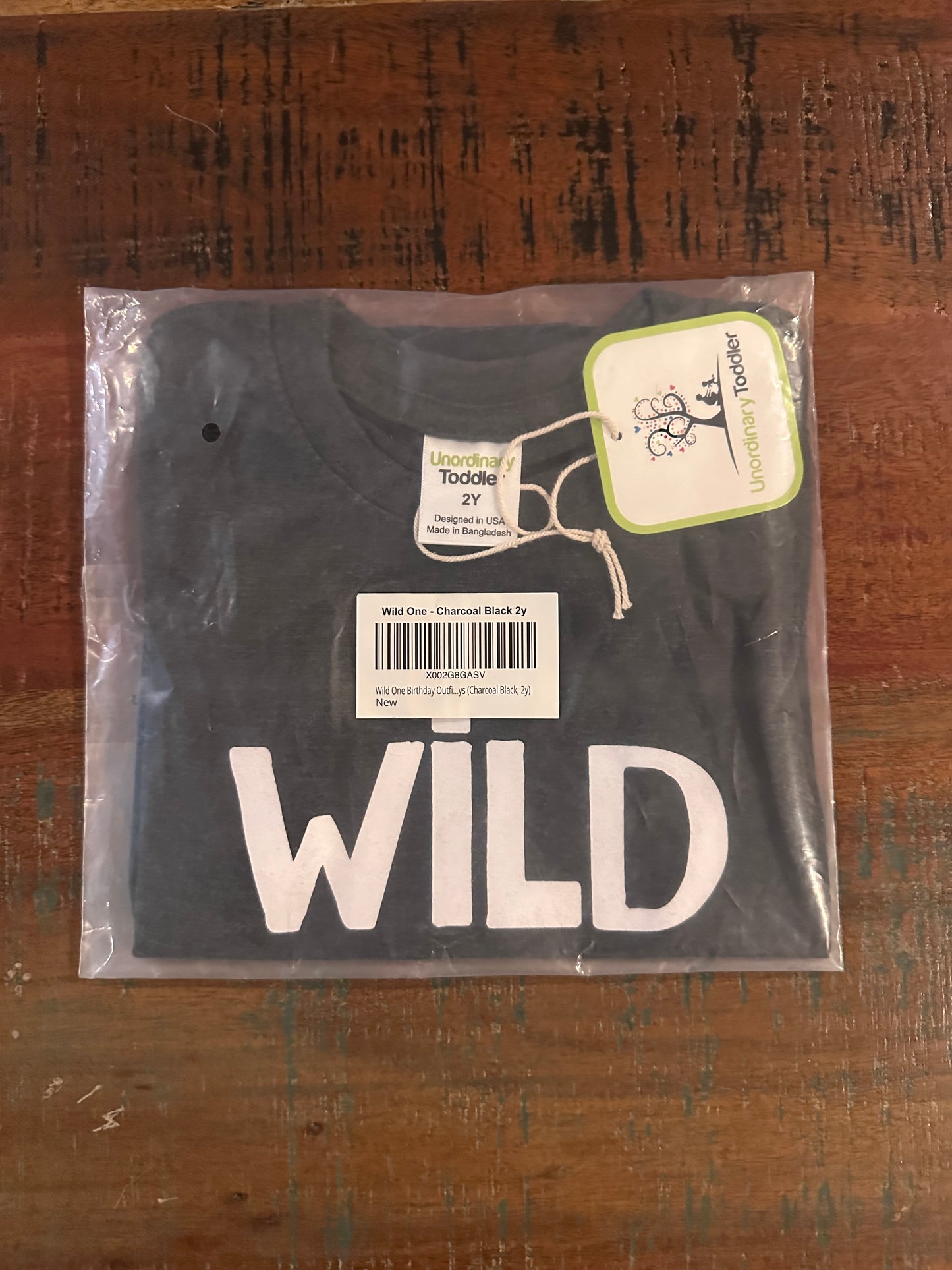 Wild One Short Sleeve Tee (Size 2T)
