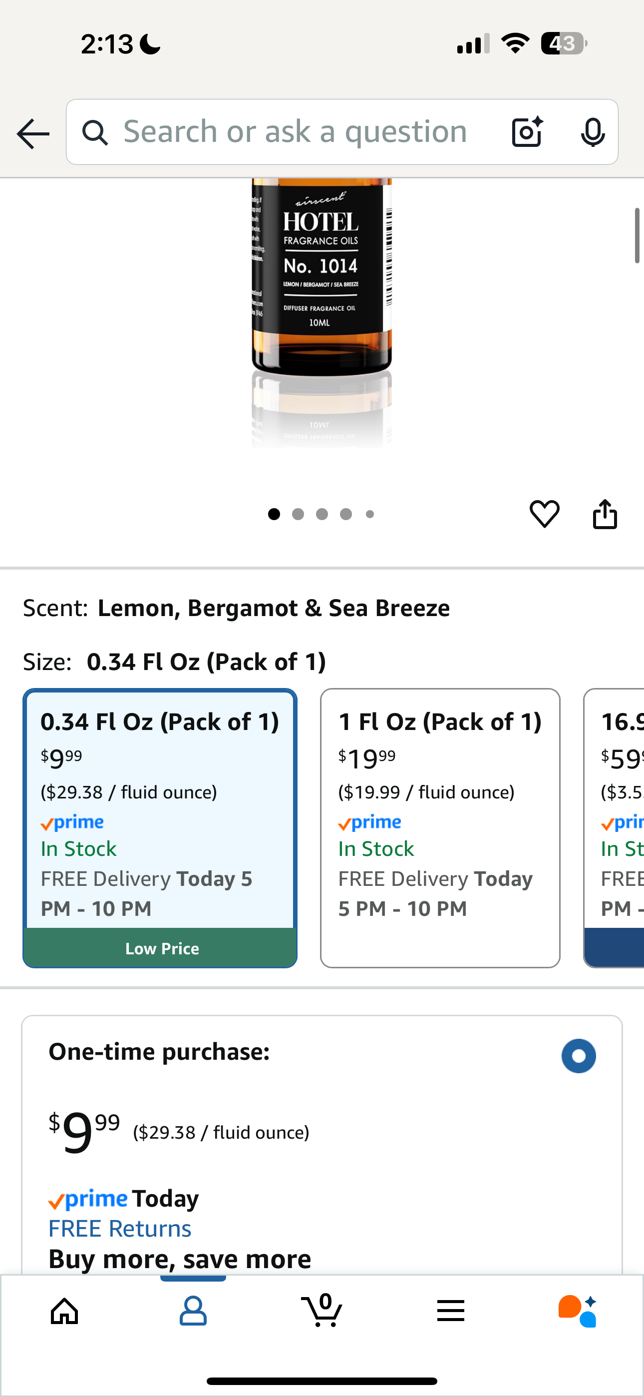 Air Scent Hotel Diffuser Oil - Ritz Carlton