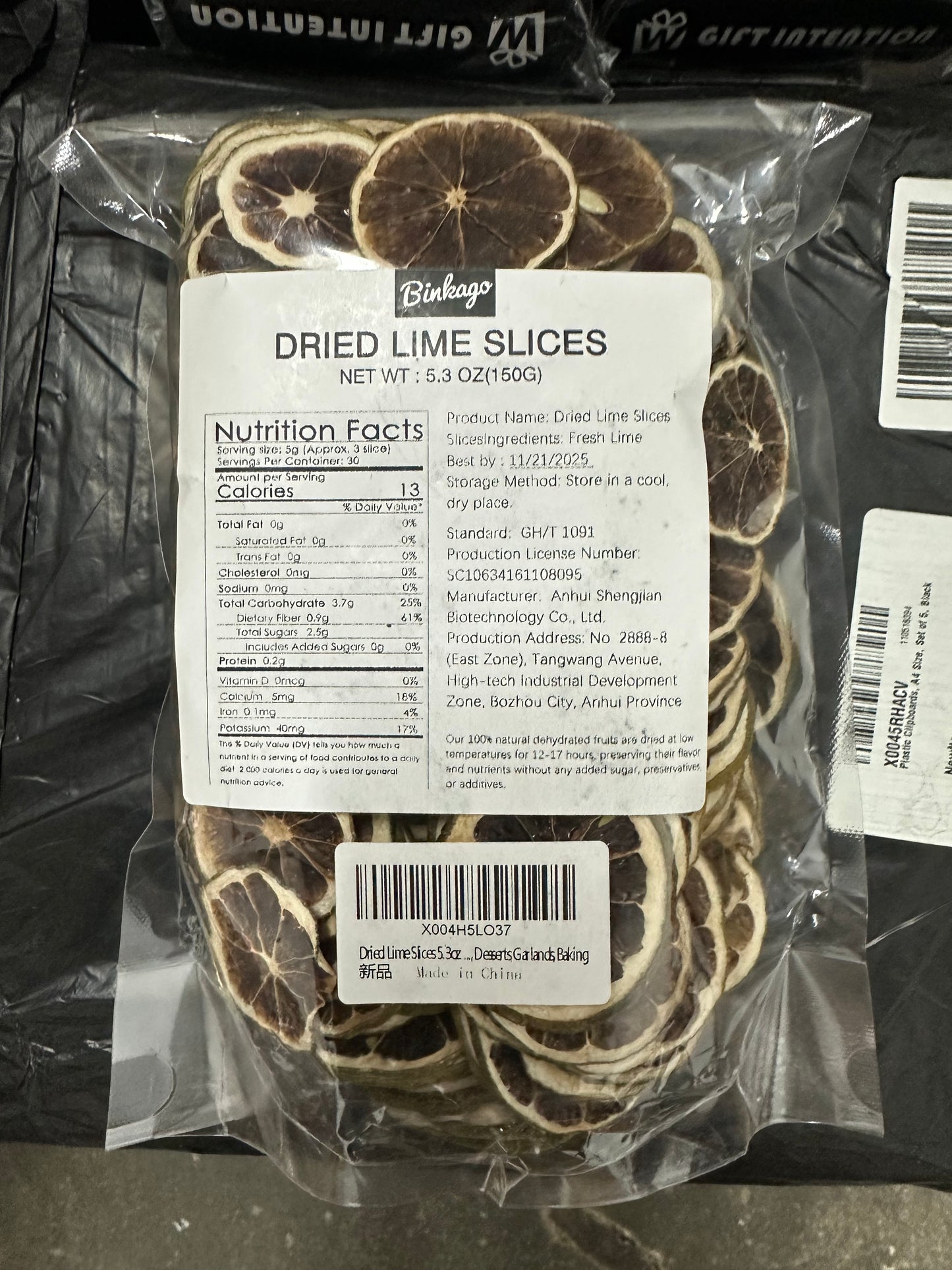 Dried Lime Slices