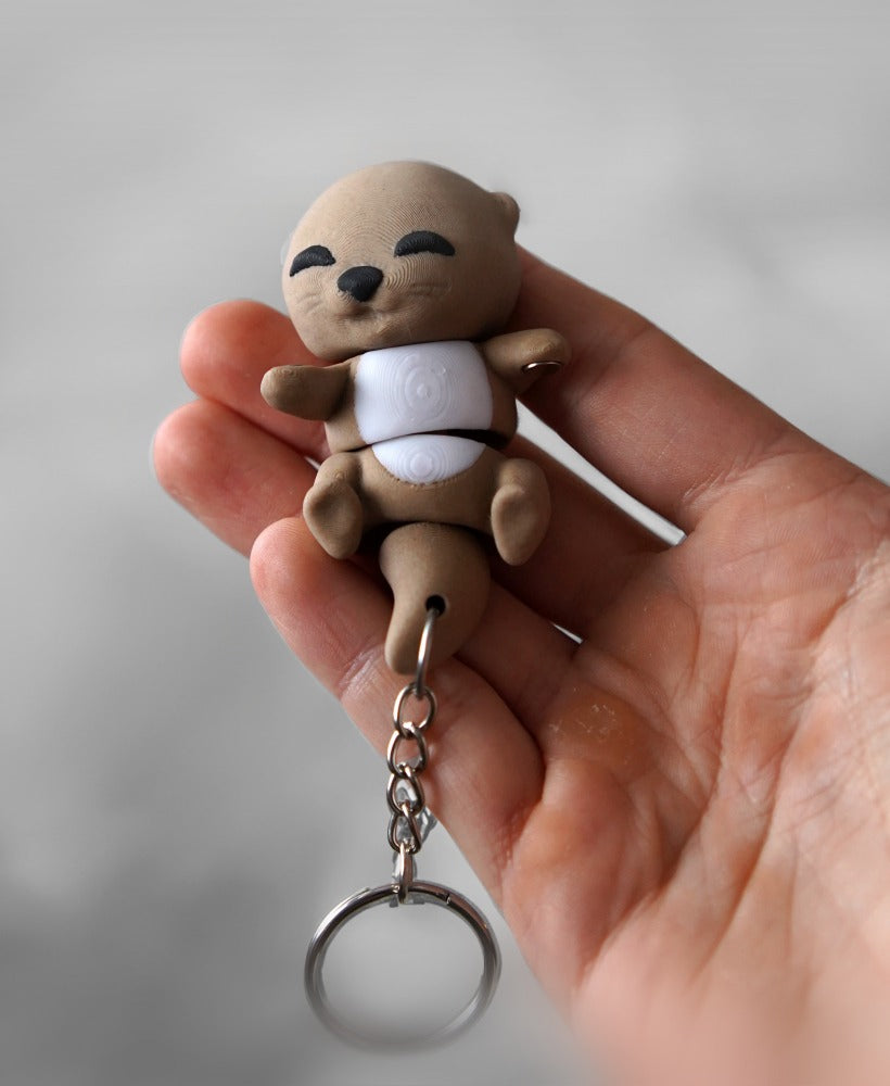 Magnetic Hand Holding Otters (Fidgets or Keychains)