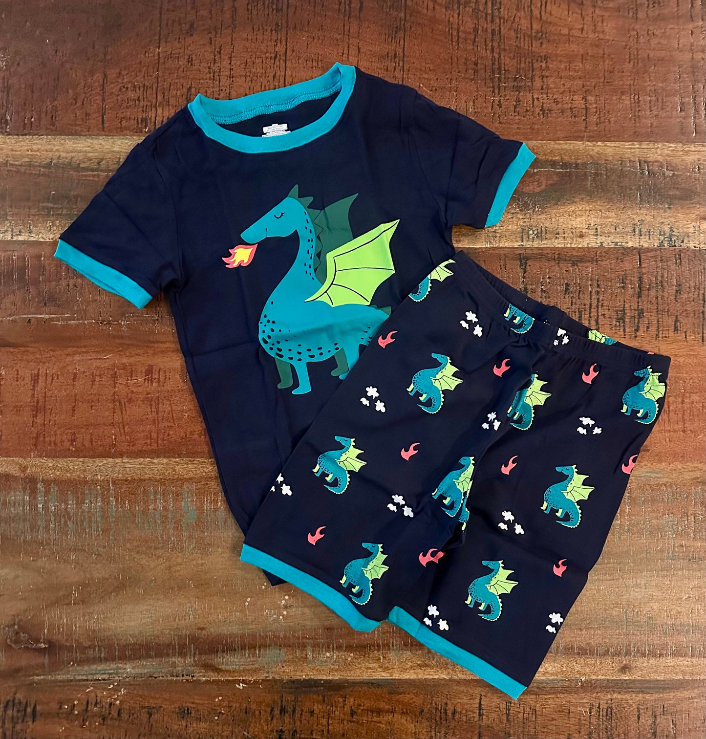 Summer Pajamas Sets Short Sets (Youth Size 10 M)