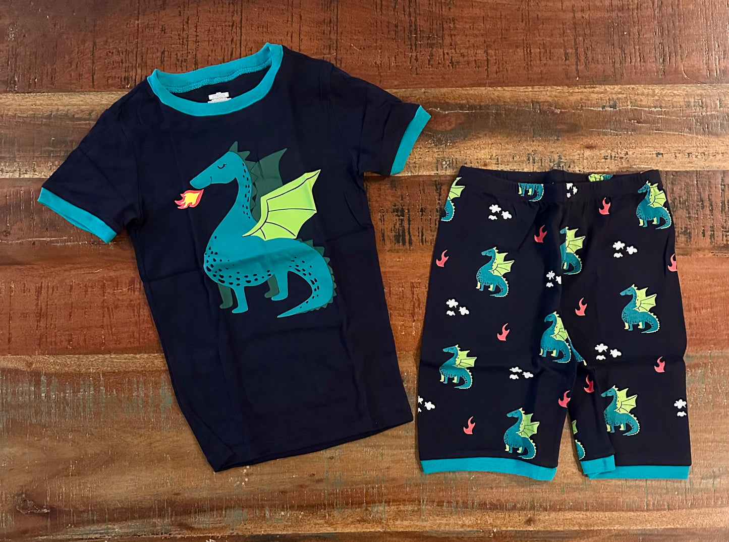 Summer Pajamas Sets Short Sets (Youth Size 10 M)