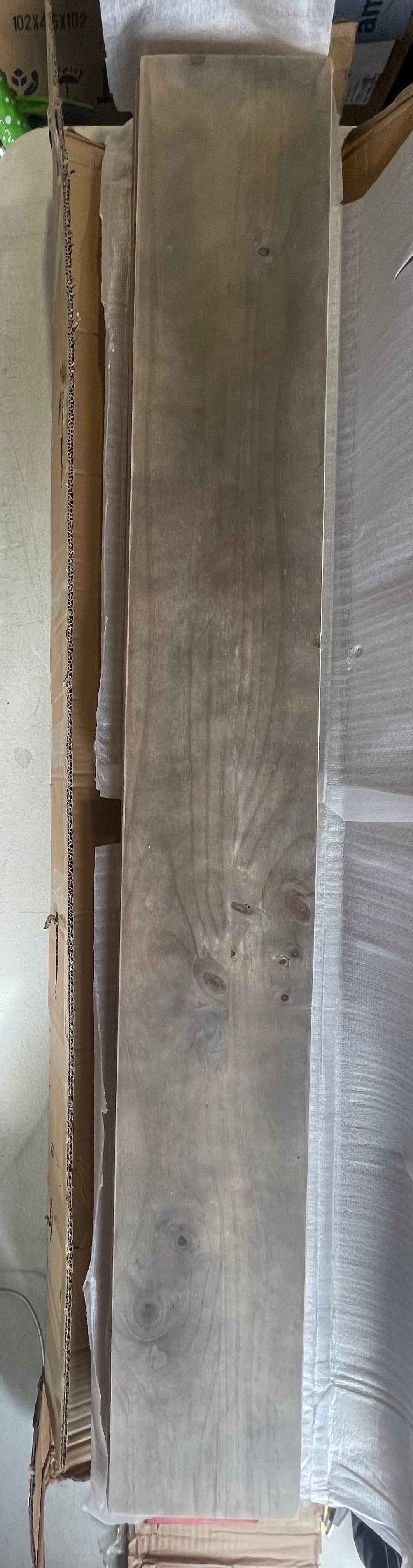 New - Set of 3 Rustic Wood Floating Shelves (L805)