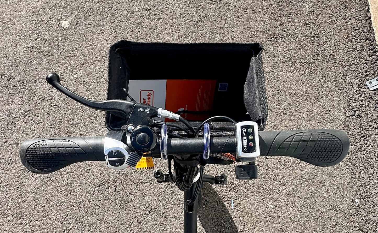 SuperHandy Passport Mobility Scooter for Adults- Foldable, 3 Wheel, Airline Travel Friendly - 13 Mile Range, Includes 2 Removable 44.4V Lithium-ion Batteries & Charger (275 Lbs) (R703)