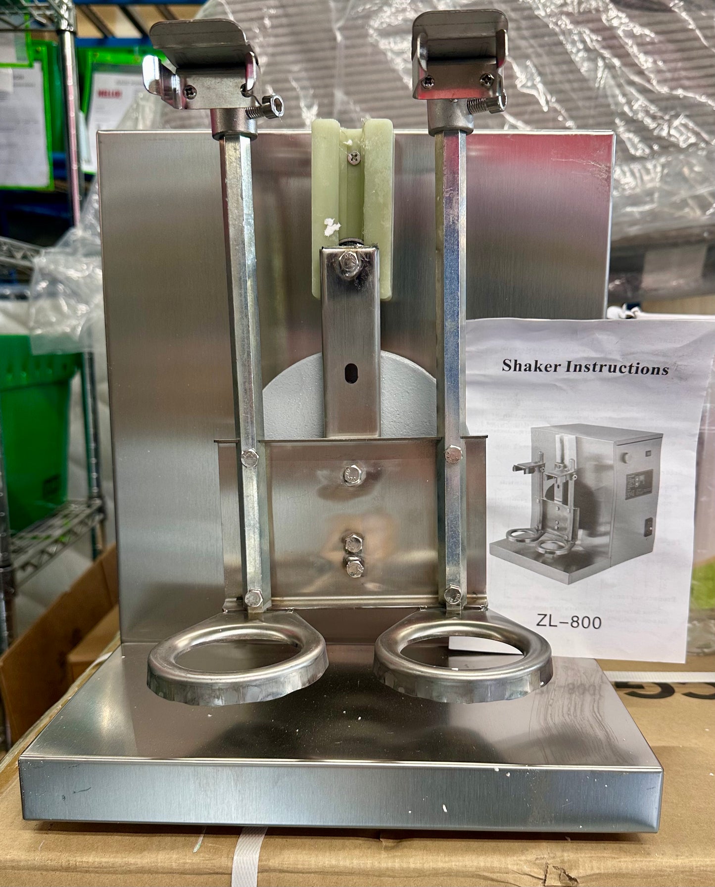 Milk Tea Shaking Machine - Automatic Cocktail Shaker with Adjustable Cup Clamp Height for Even Taste - 4000rpm Speed (R634)