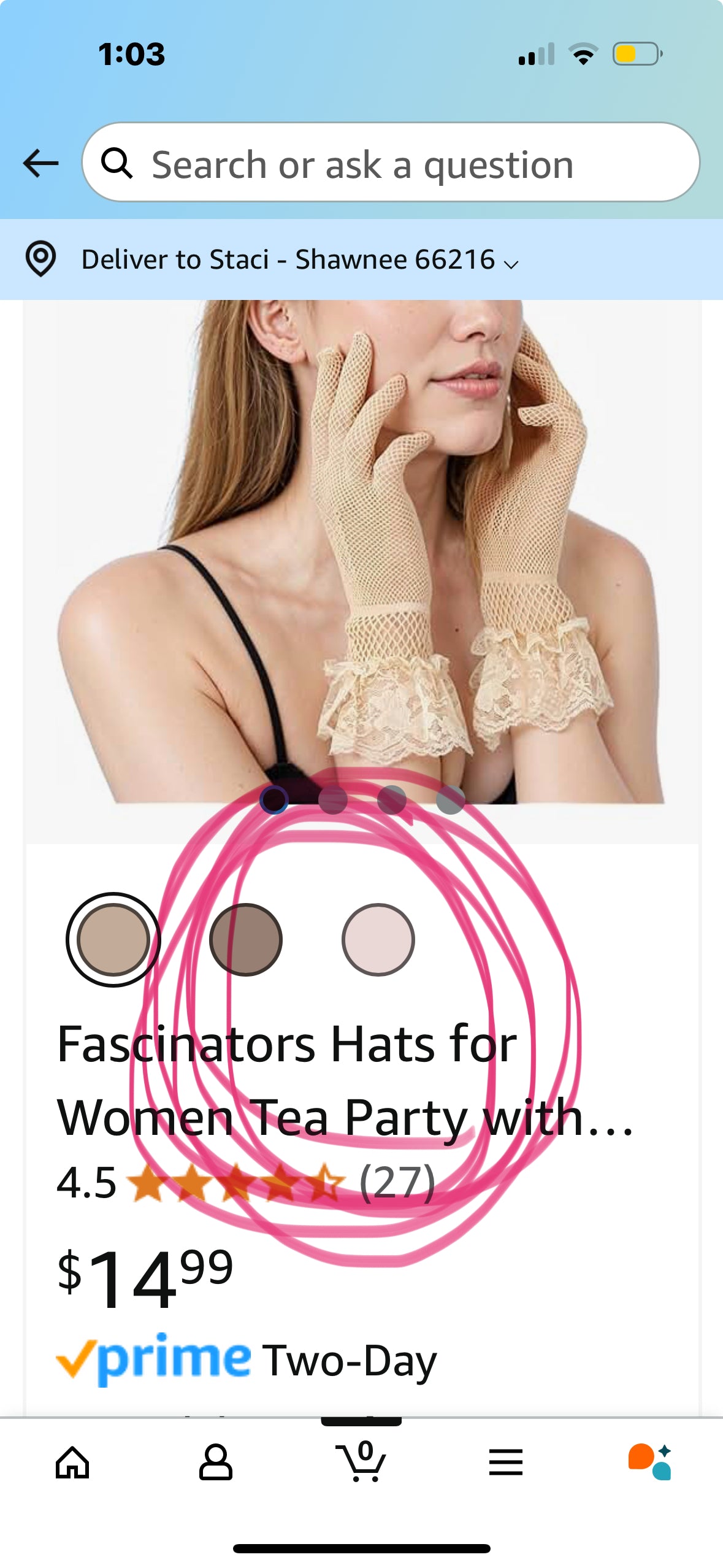 Fascinators Hats for Women Tea Party with Lace Gloves Vintage Kentucky Derby Wedding Dress Set