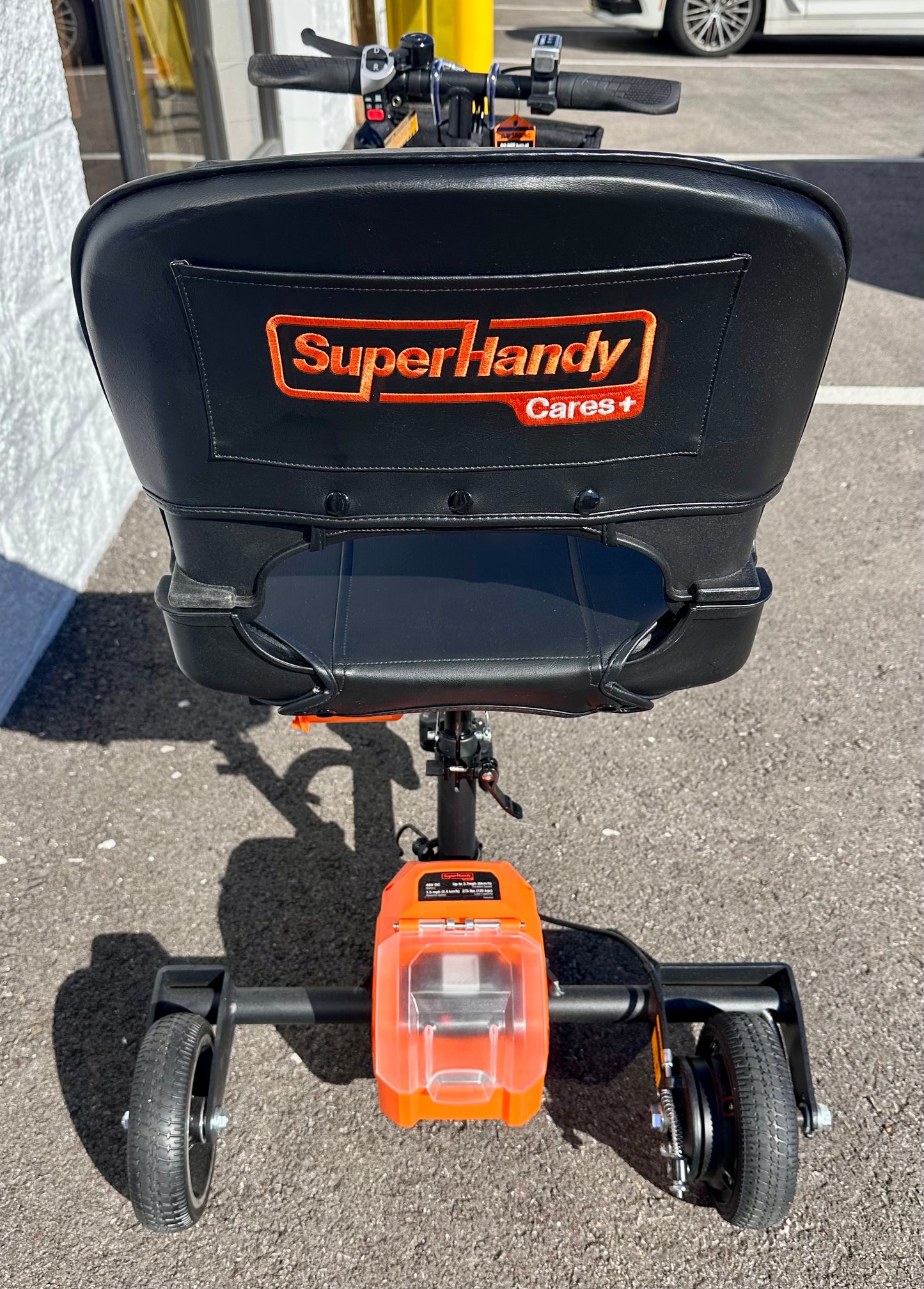 SuperHandy Passport Mobility Scooter for Adults- Foldable, 3 Wheel, Airline Travel Friendly - 13 Mile Range, Includes 2 Removable 44.4V Lithium-ion Batteries & Charger (275 Lbs) (R703)