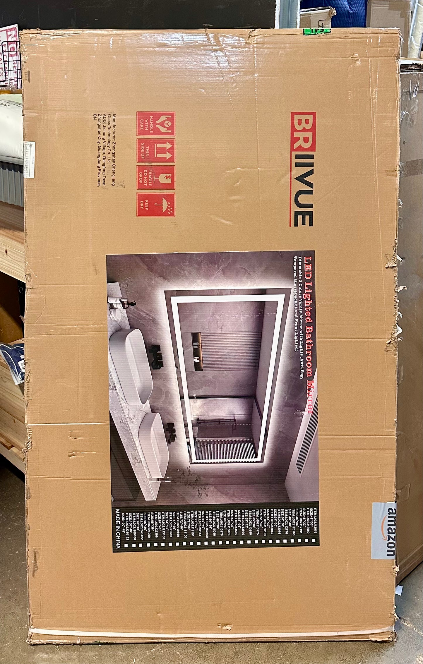 66"x40" LED Bathroom Mirror with Lights, Backlit & Front Lit, Anti-Fog Lighted Bathroom Vanity Mirror for Wall, Memory Function, Dimmable, HD Tempered Glass, Shatter-Proof (M453)