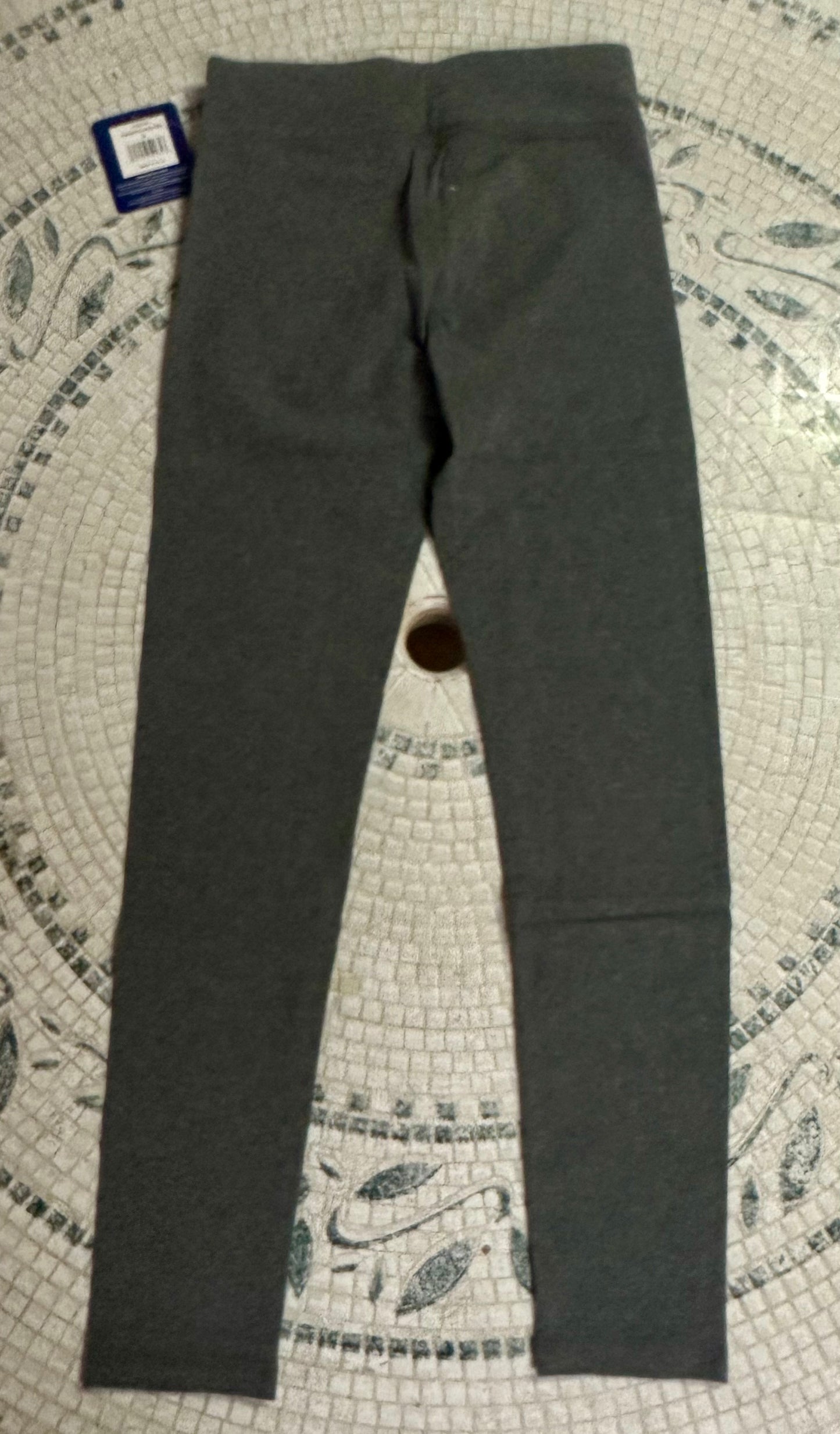 Champion Heritage Girls Performance Legging Stretch Pant, Active Athletic Pant, Granite Heather (Size Youth Medium)