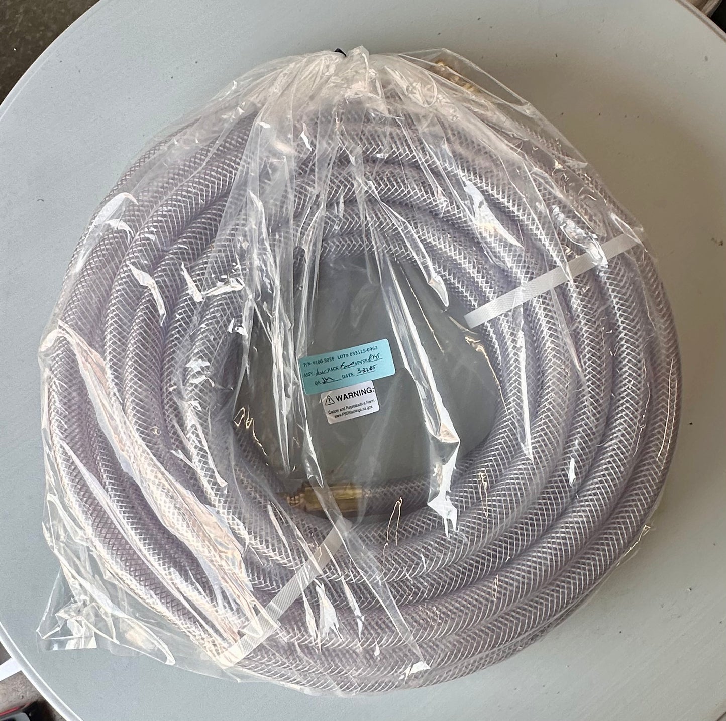 New - Allegro Industries Full Mask Respirator w/LP Adapter and 50' Airline Hose for Breathing Air Blower and Cold Air Respirator Systems (R522)