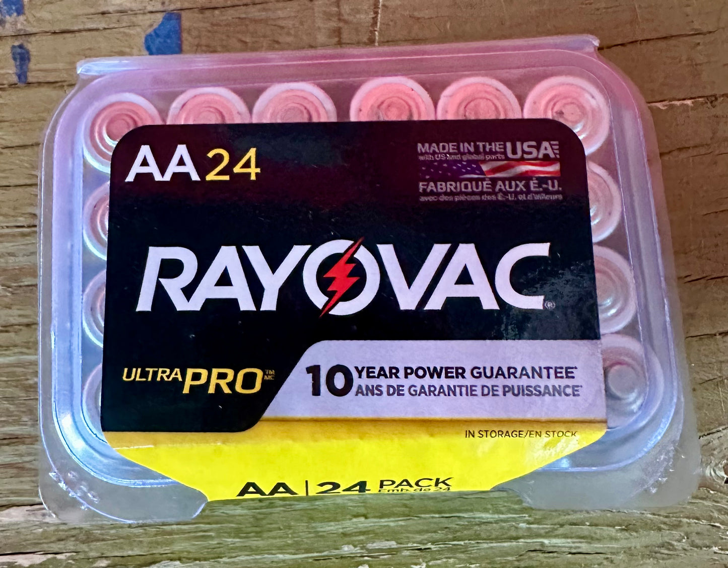 Rayovac Ultra Pro Alkaline AA Batteries, 24 Pack