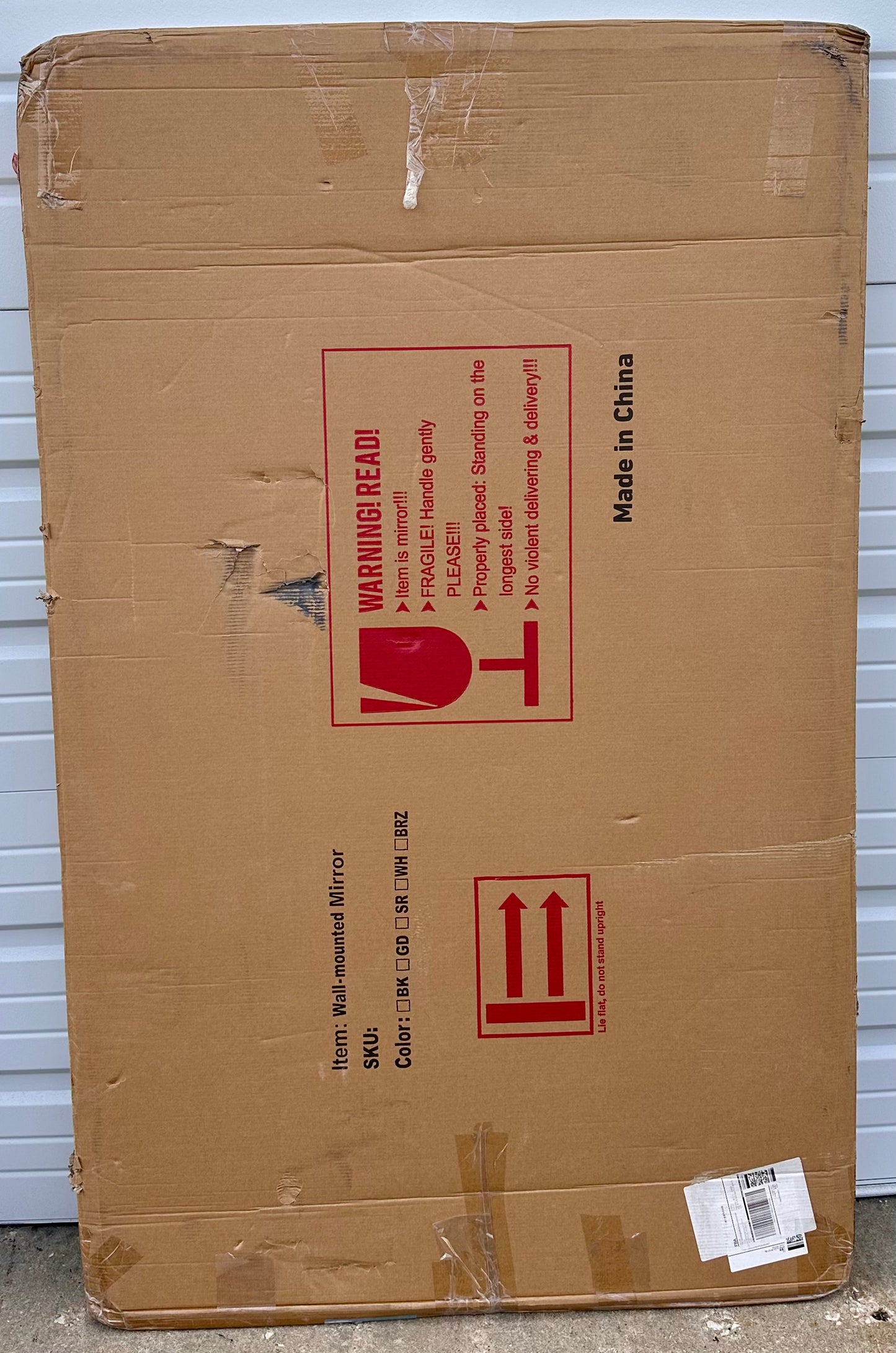 60X36 Inch Brushed Nickel Bathroom Mirror, Silver Metal Frame Mirror, Rounded Rectangle Silver Bathroom Vanity Mirror, Tempered Glass, Anti-Rust, Hangs Horizontally or Vertically (M441)