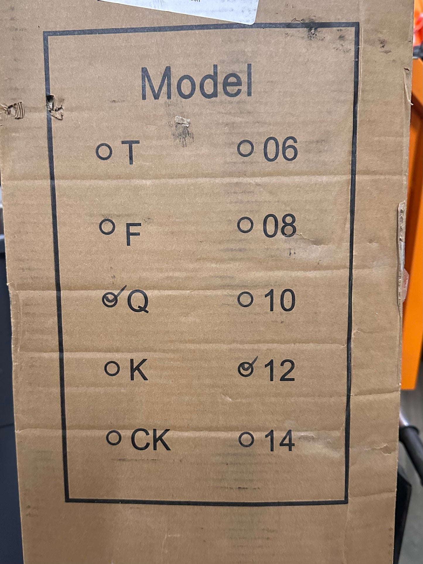 Queen Size Mattress, 12” (B1097)