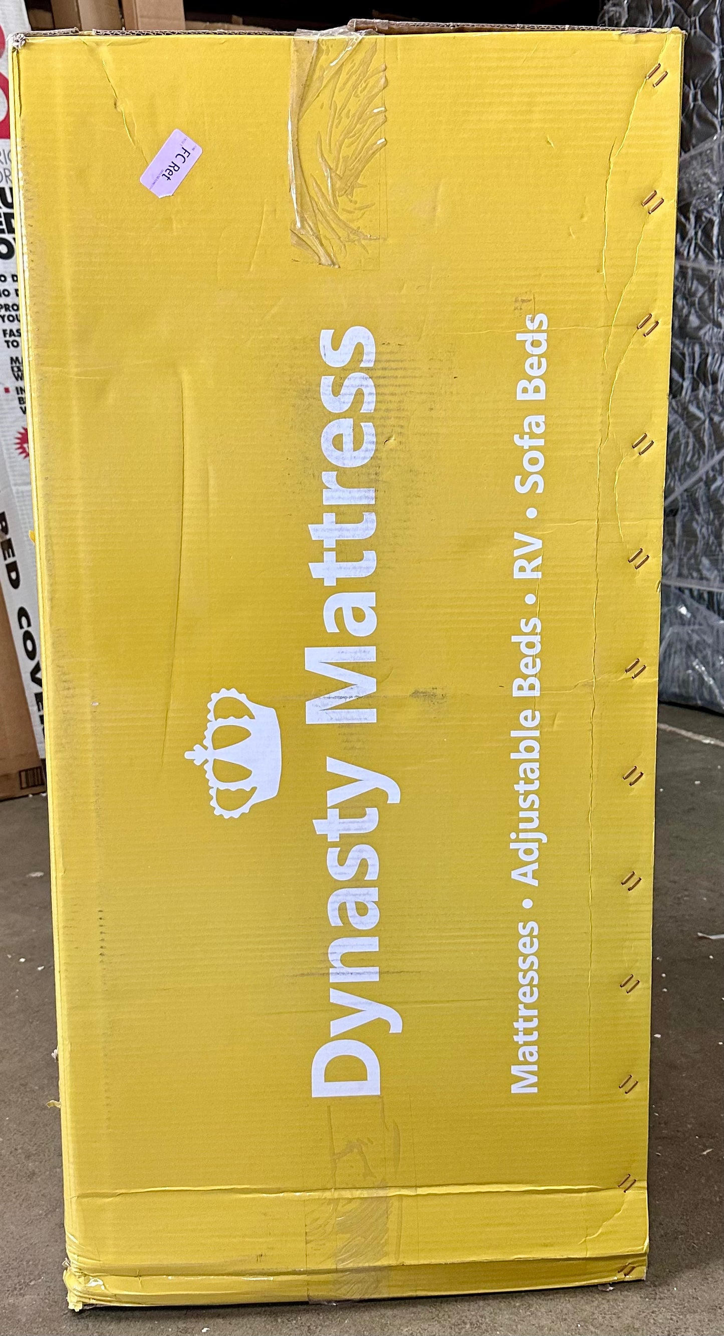 New - Dynasty Mattress 10 Inch CoolBreeze Gel Memory Foam RV Short King Mattress for Camper (B902)