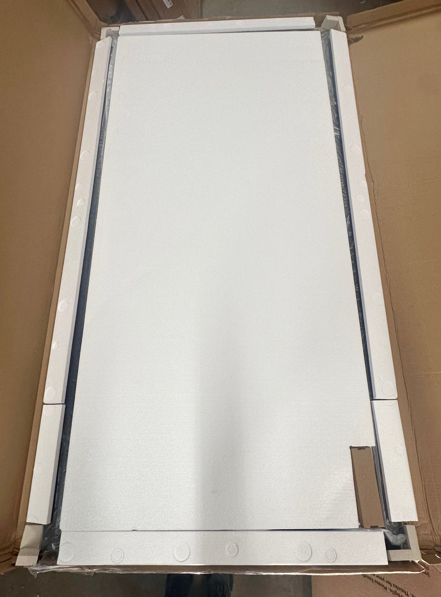 New - 72"x36" Rectangular Mirror, Black Metal Frame,Bathroom, Bedroom, Living Room, Entryway (M325)