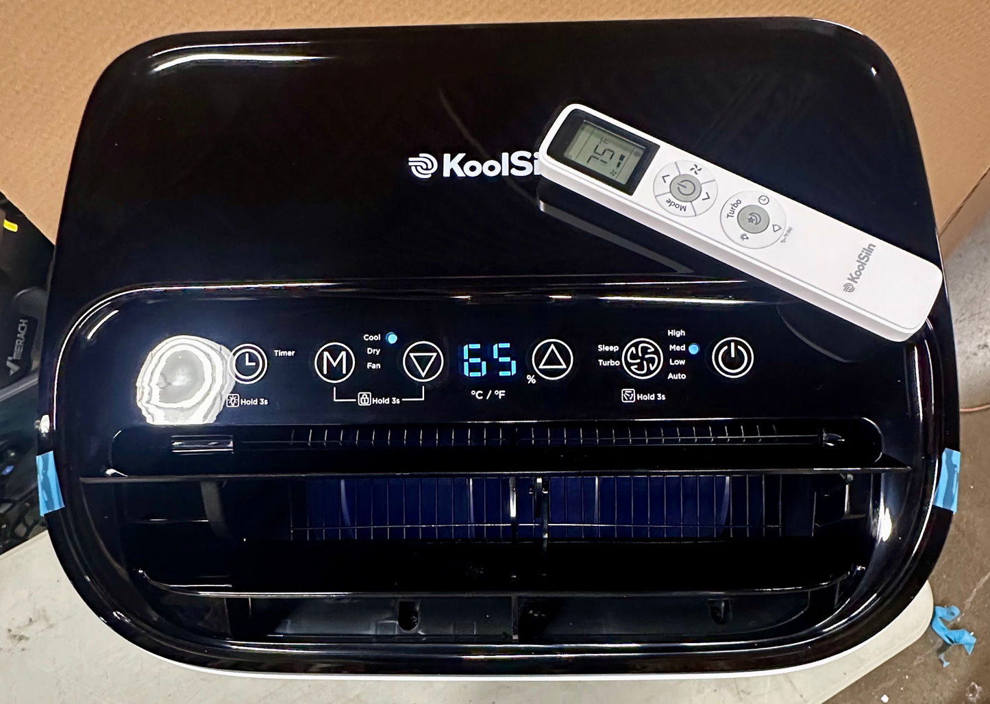 14,000 BTU Portable Air Conditioner, Cools Up to 700 Sq.Ft, Auto-Evaporation, Low Noise Portable AC Unit with Remote Control, for Home, Office, Garage, White (R705)