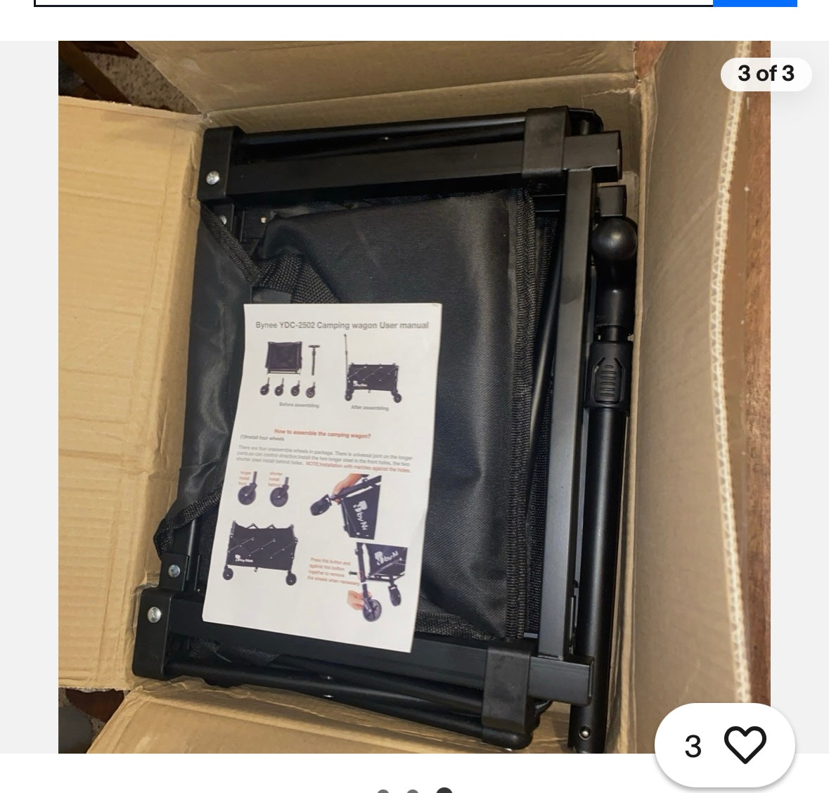 This Bynee YDC-008 collapsible wagon