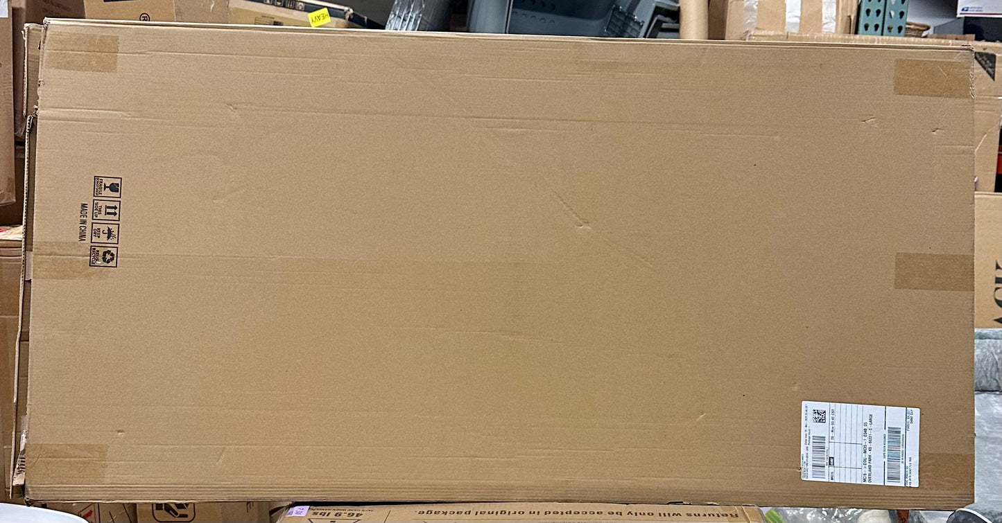 Canvas Art Wall Decor, Brown Abstract Wall Art For Living Room, Modern Black,White Canvas Print For Home or Office, 24 X 48 Inch With Frame (L1144)