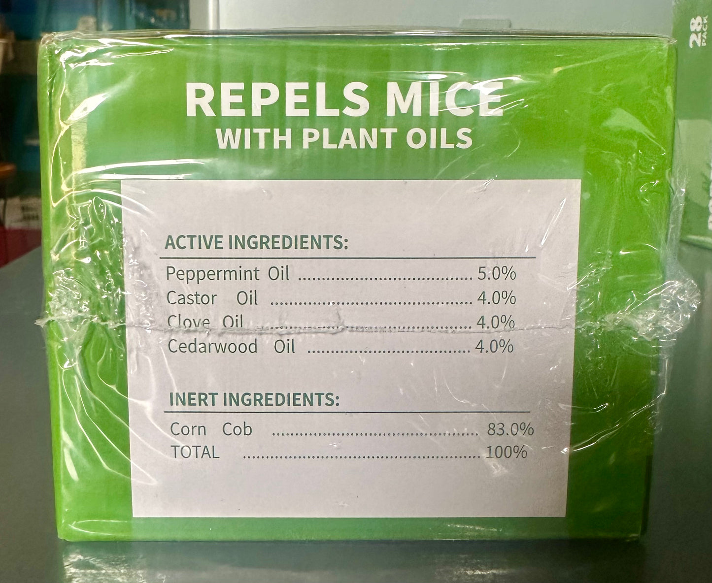 Mouse Repellent Tablets - 28 Pack Powerful Peppermint Oil Rodent Repellent Suitable for Indoor & Outdoor Use, Cars, Home, Kitchen, Basement, Garage, Suitable for Family and Pets
