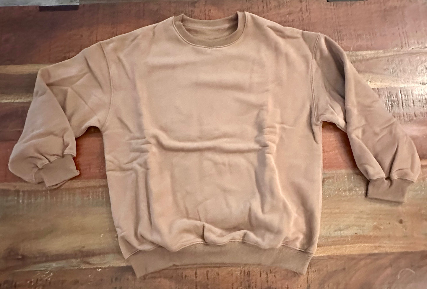 Women’s Oversized Fleece Crewneck Sweatshirt, Casual and Comfy (Size Medium)