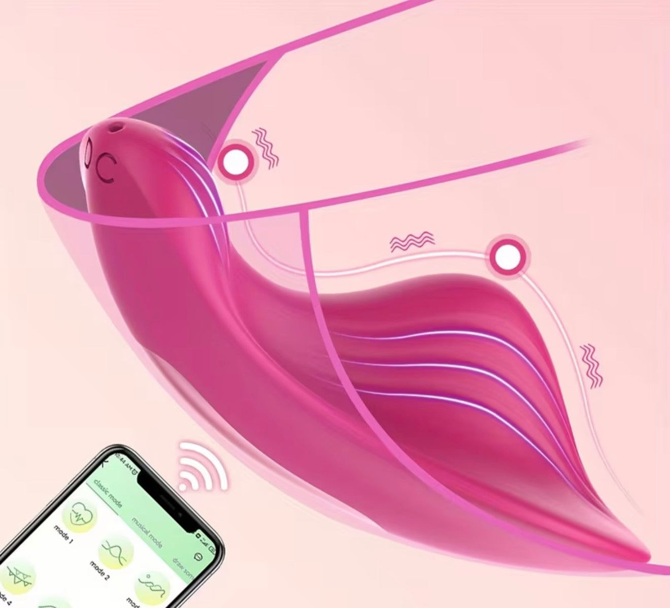 App Remote Control Massager