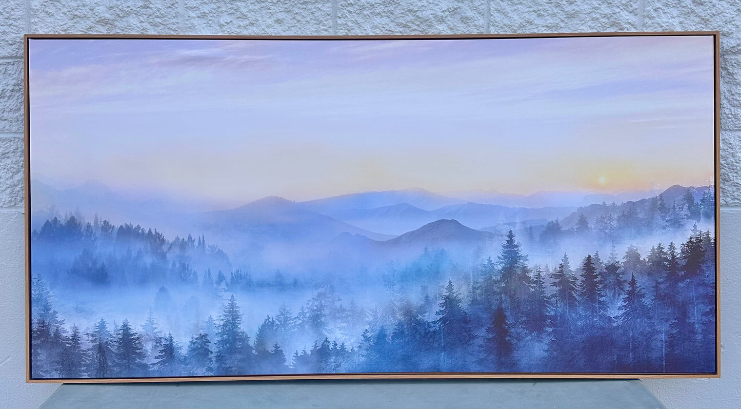 YJYart 70” x 36” Mountain Canvas Wall Art, Nature Wall Painting, Artwork for Home or Office (L1033)