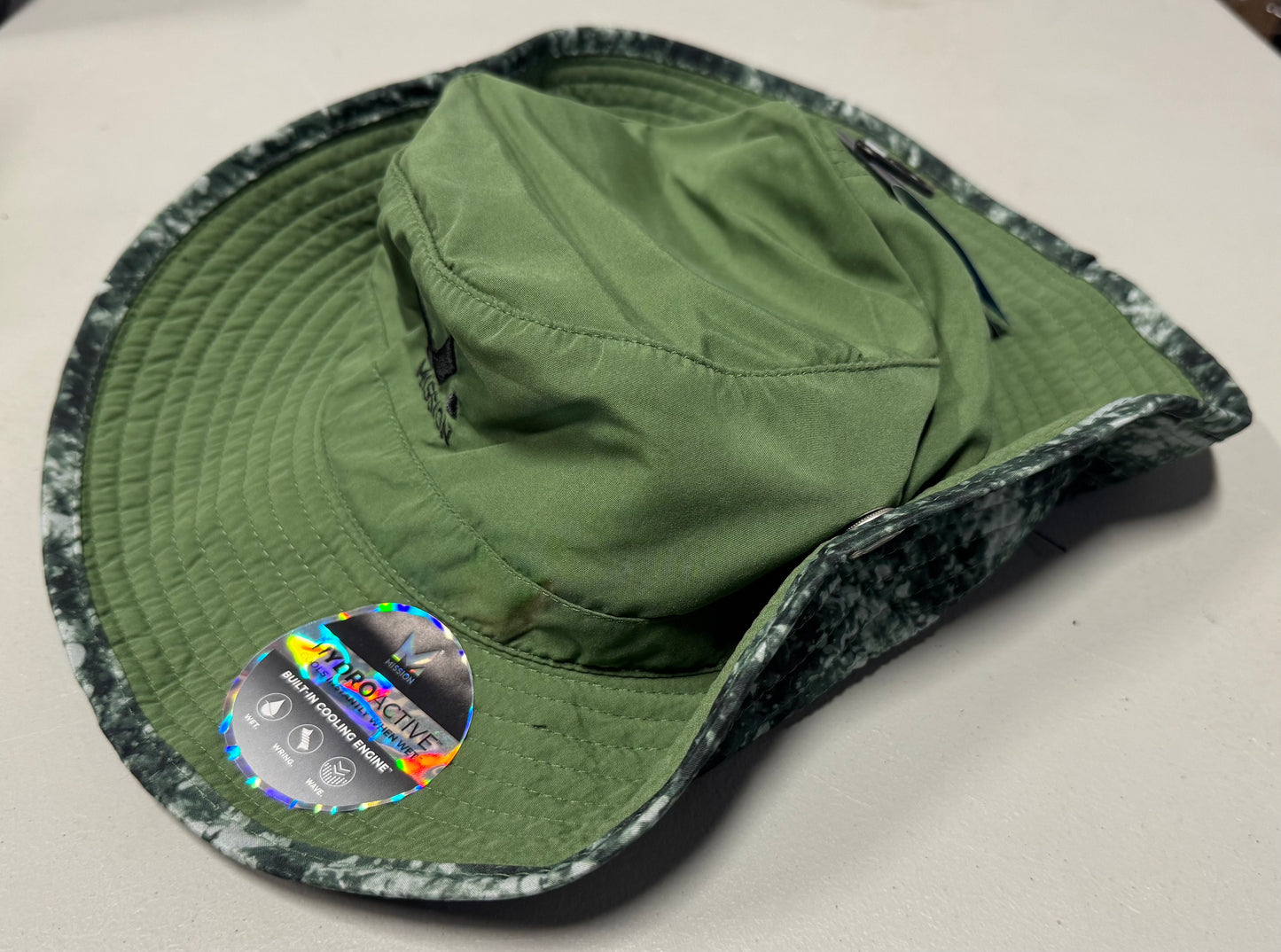 MISSION Cooling Bucket Hat - Unisex Wide-Brim Hat for Men & Women - Lightweight, Foldable & Durable - Cools Up to 2 Hours