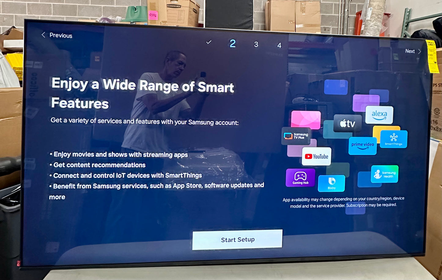 Samsung 75-Inch Class Crystal UHD 4K Bed-H Series HDR Business Pro TV w/ 3-Sided Bezel-Less Slim Design, Alexa Built-in (R660)