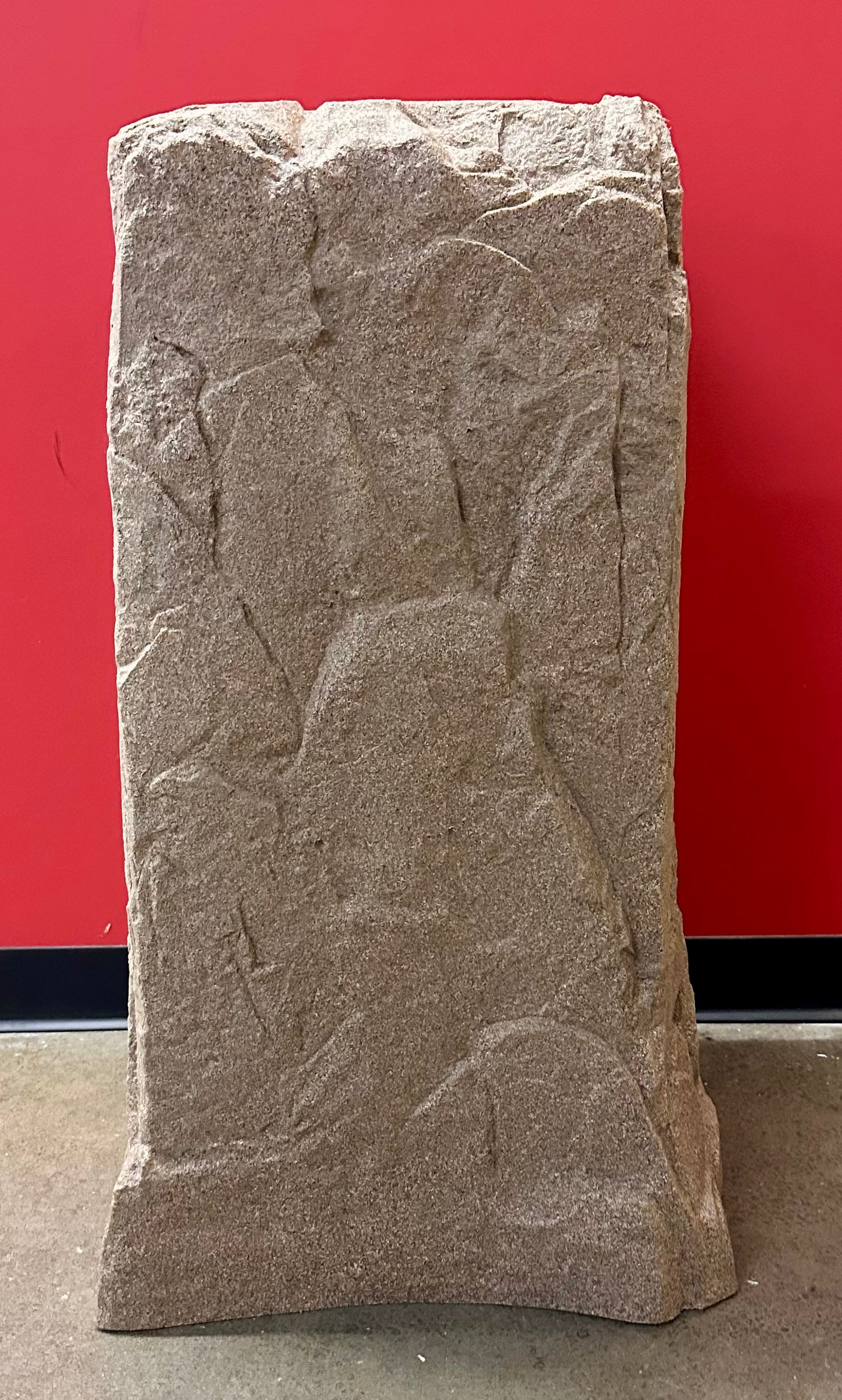 Natural Sandstone Appearance Utility Cover – Lightweight – Easy to Install Tall Monolith Landscape Rock (R594)