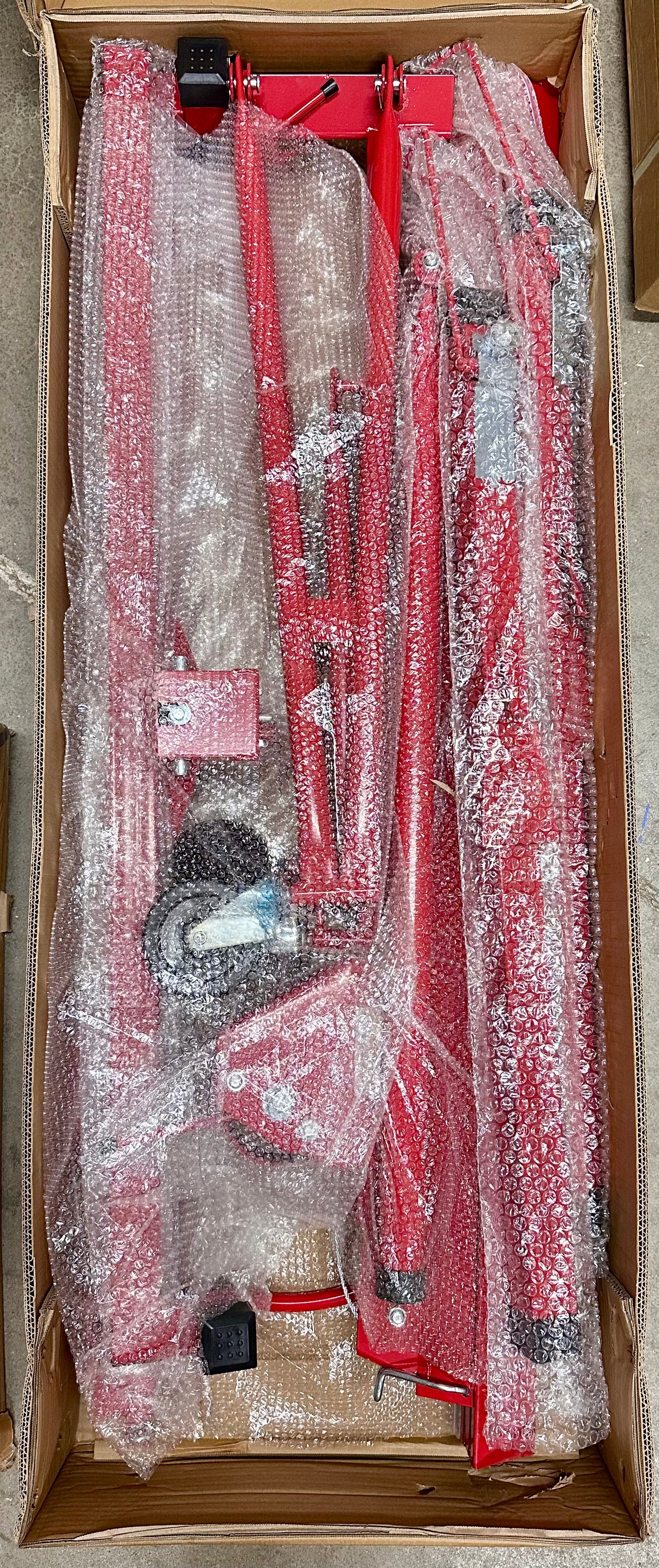 VEVOR 16ft Drywall Lift, Heavy-Duty 150 lbs Sheetrock Hoist with Adjustable Telescoping Arm, Lockable Wheels, Drywall Lifter Panel Jack Hoist Ideal for Ceiling & Wall Installation (Red) (G927)